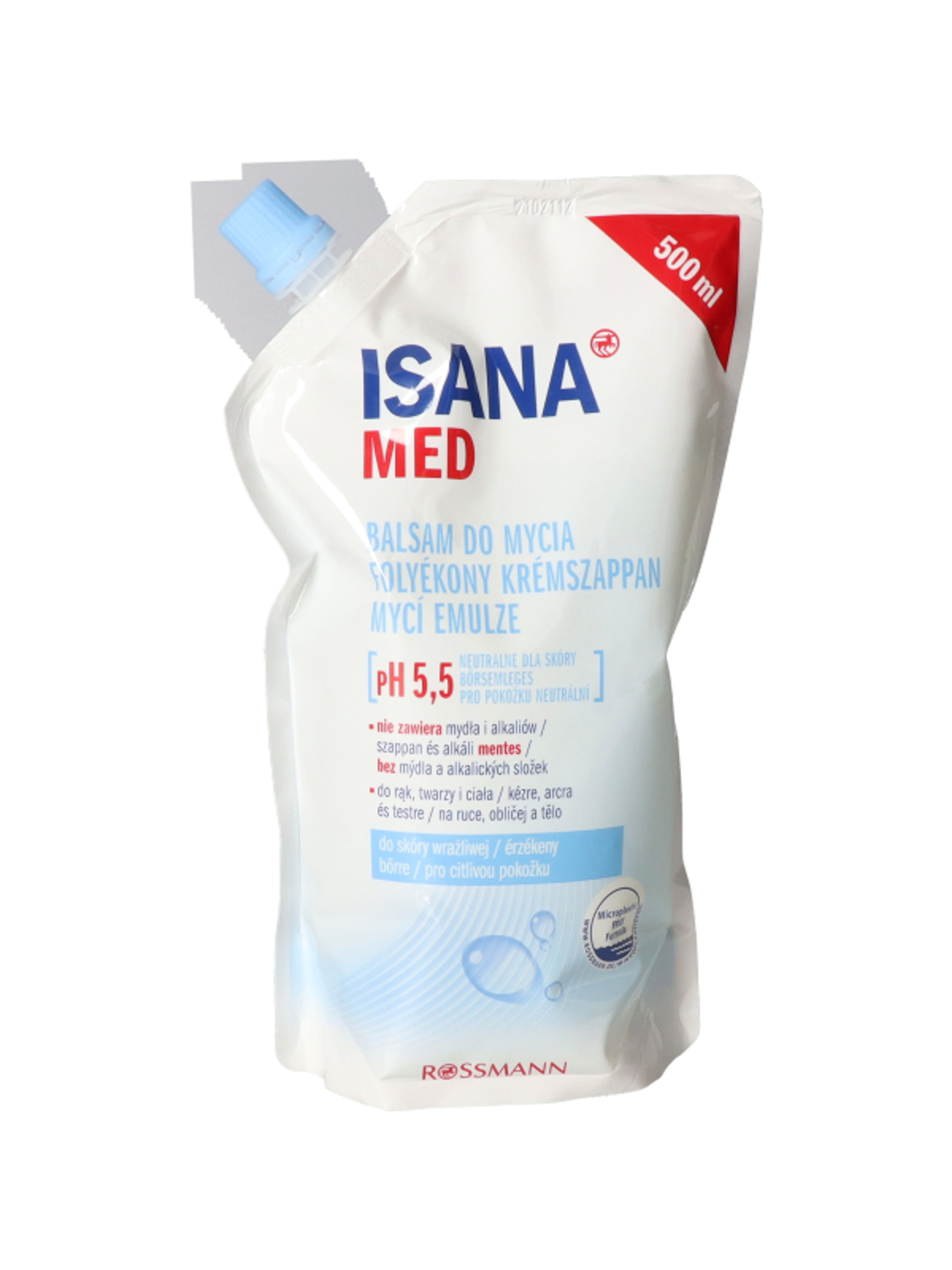 Isana Med folyékony krémszappan utántöltő - 500 ml