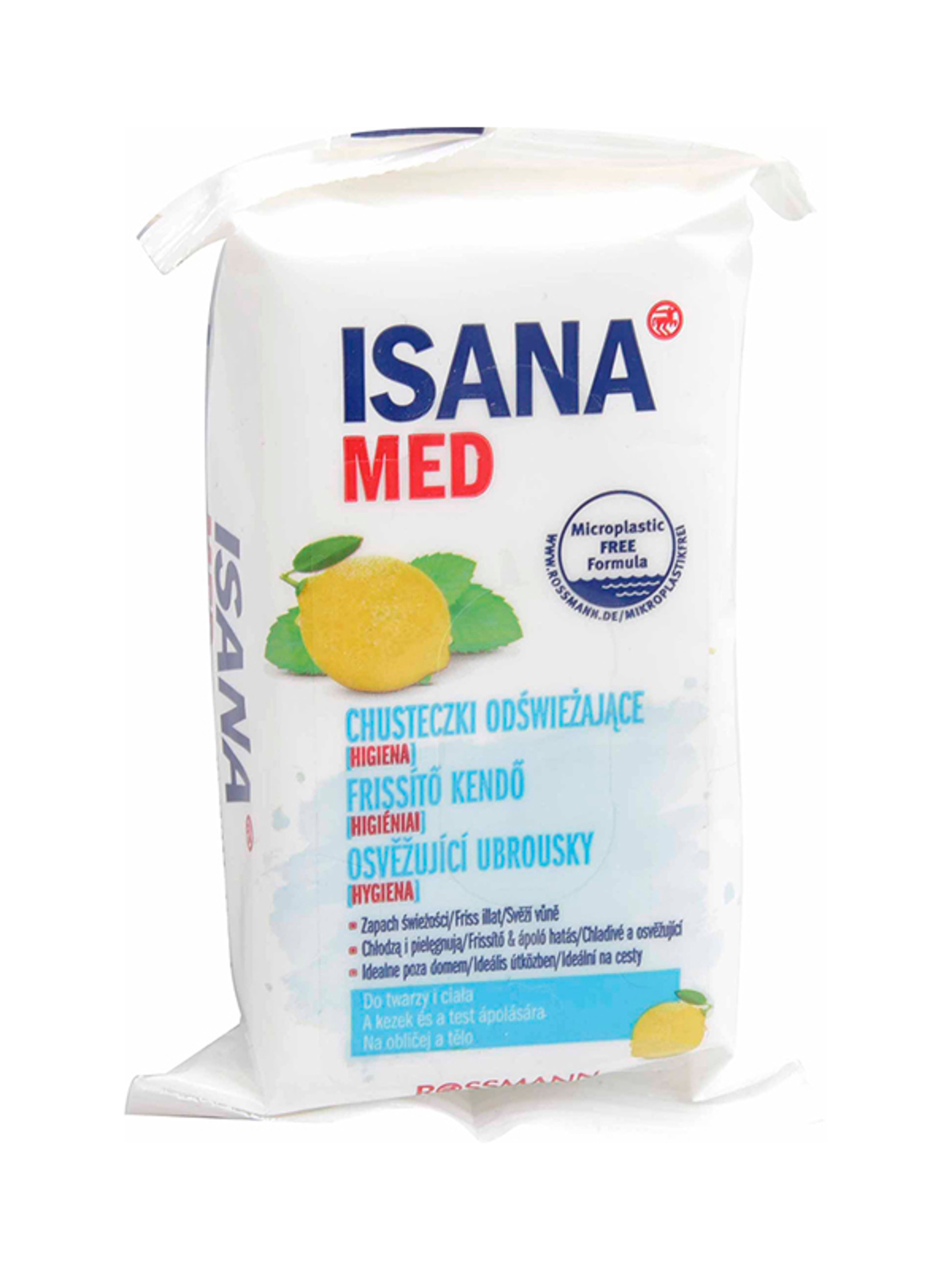 Isana Med higiéniai és frissítő kendő - 15 db