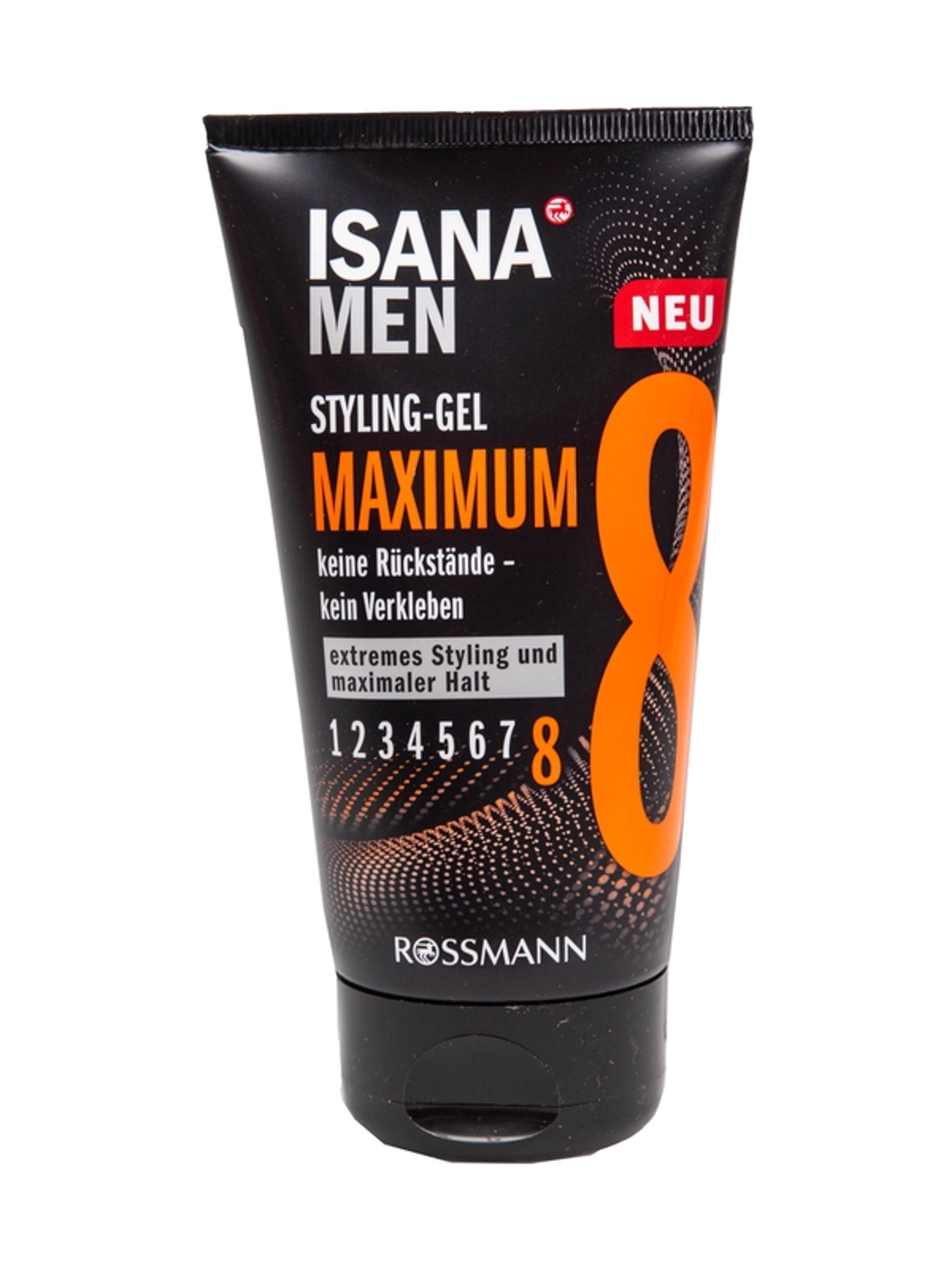 Isana Hair Men Extreme Styling Max Tartás hajformázó zselé - 150 ml-2