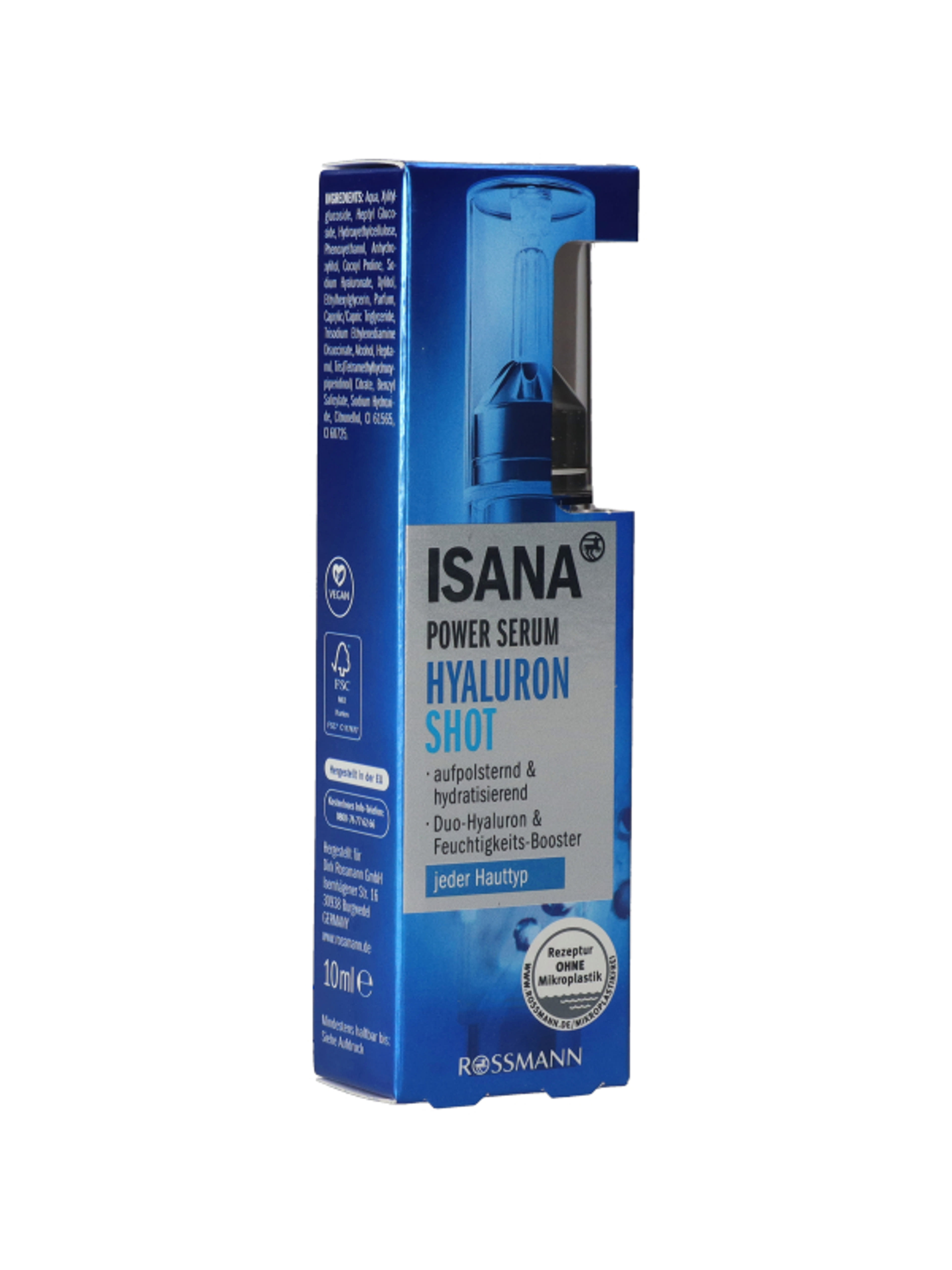 Isana power szérum hyaluron shot - 10 ml-4