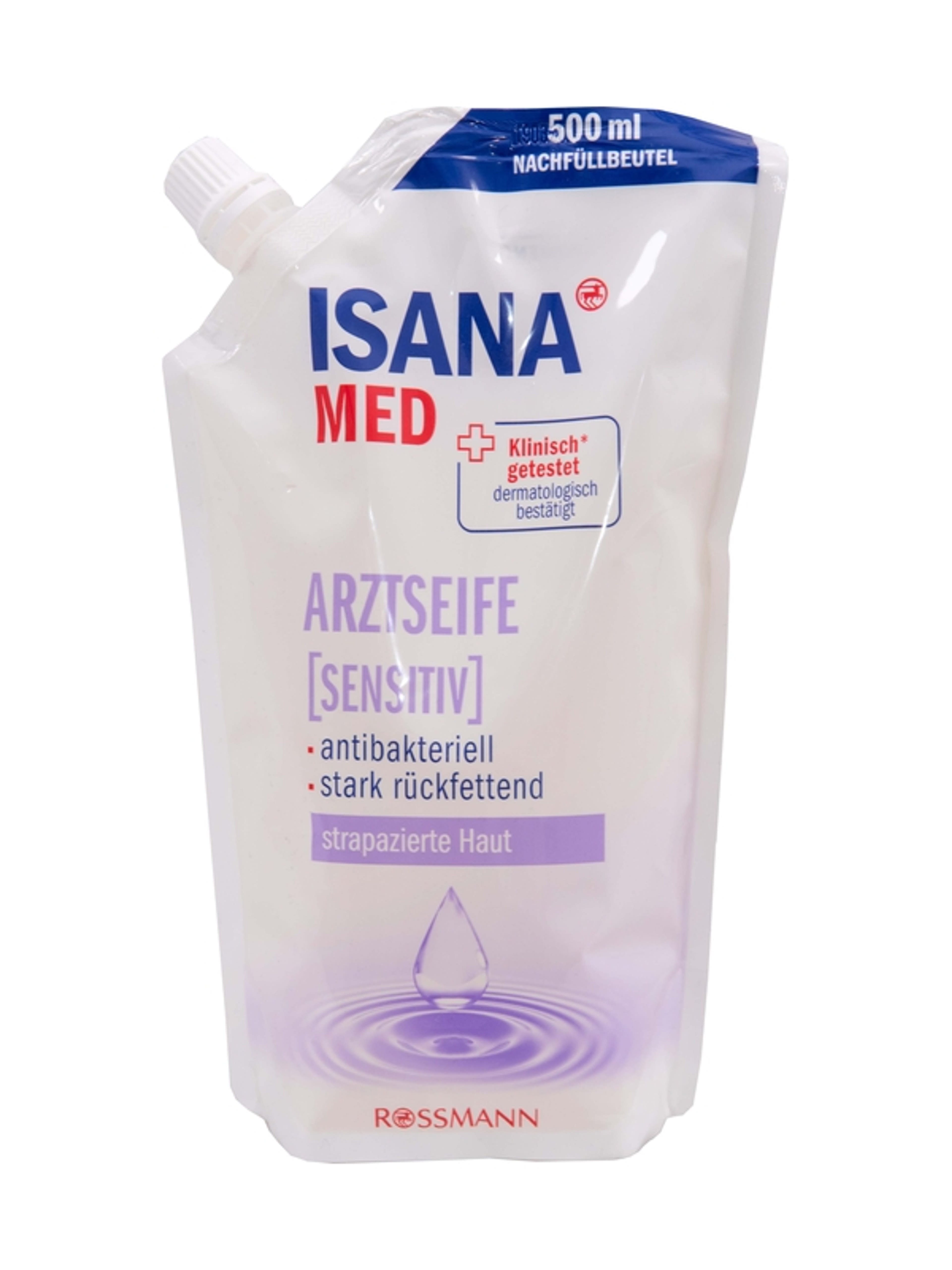 Isana Sensitiv orvosi folyékony szappan, utántöltő - 500 ml