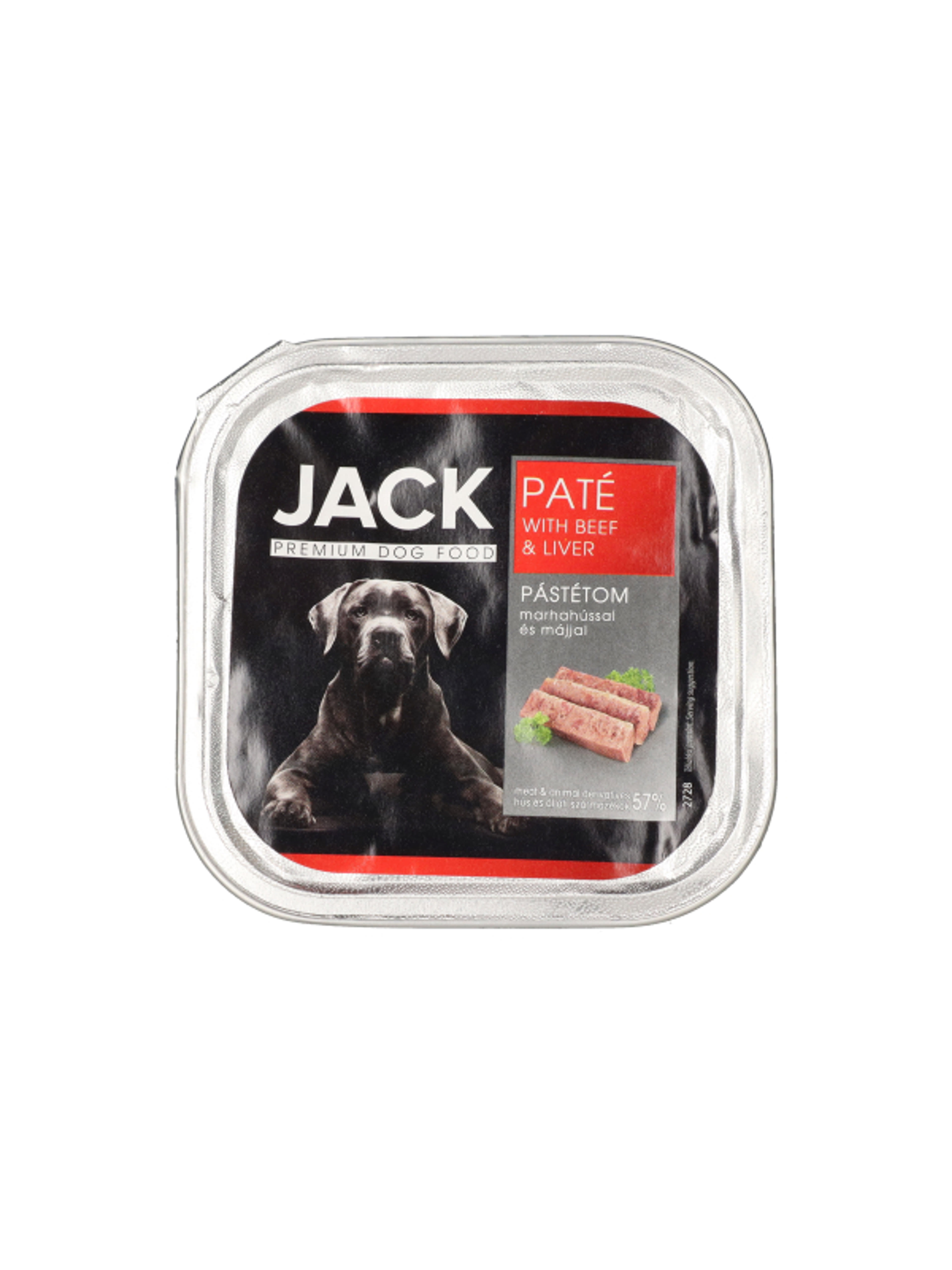 Jack alutál kutyáknak, marha, máj pástétom - 150 g-2