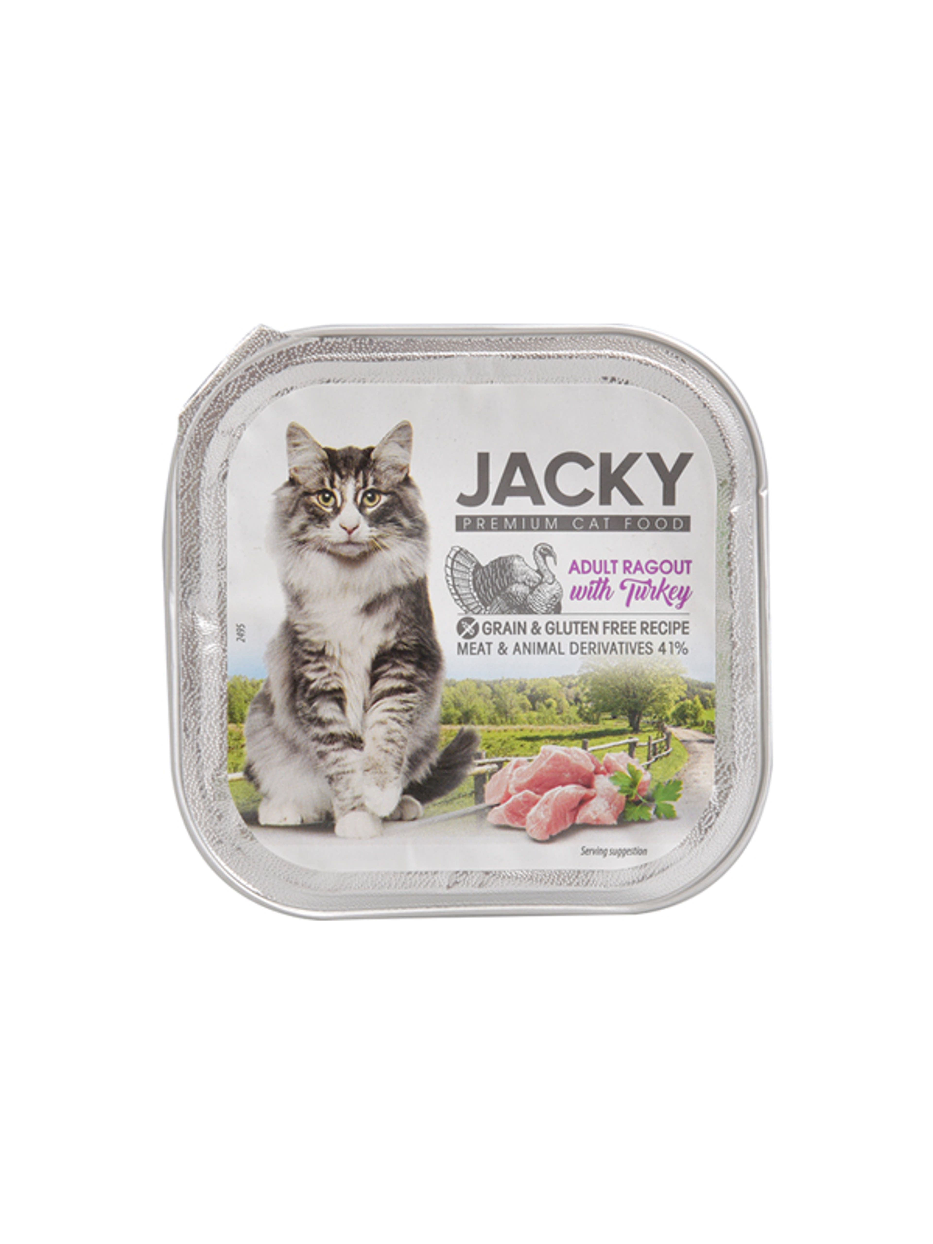 Jacky alutál felnőtt macskáknak pulykaragu - 100 g