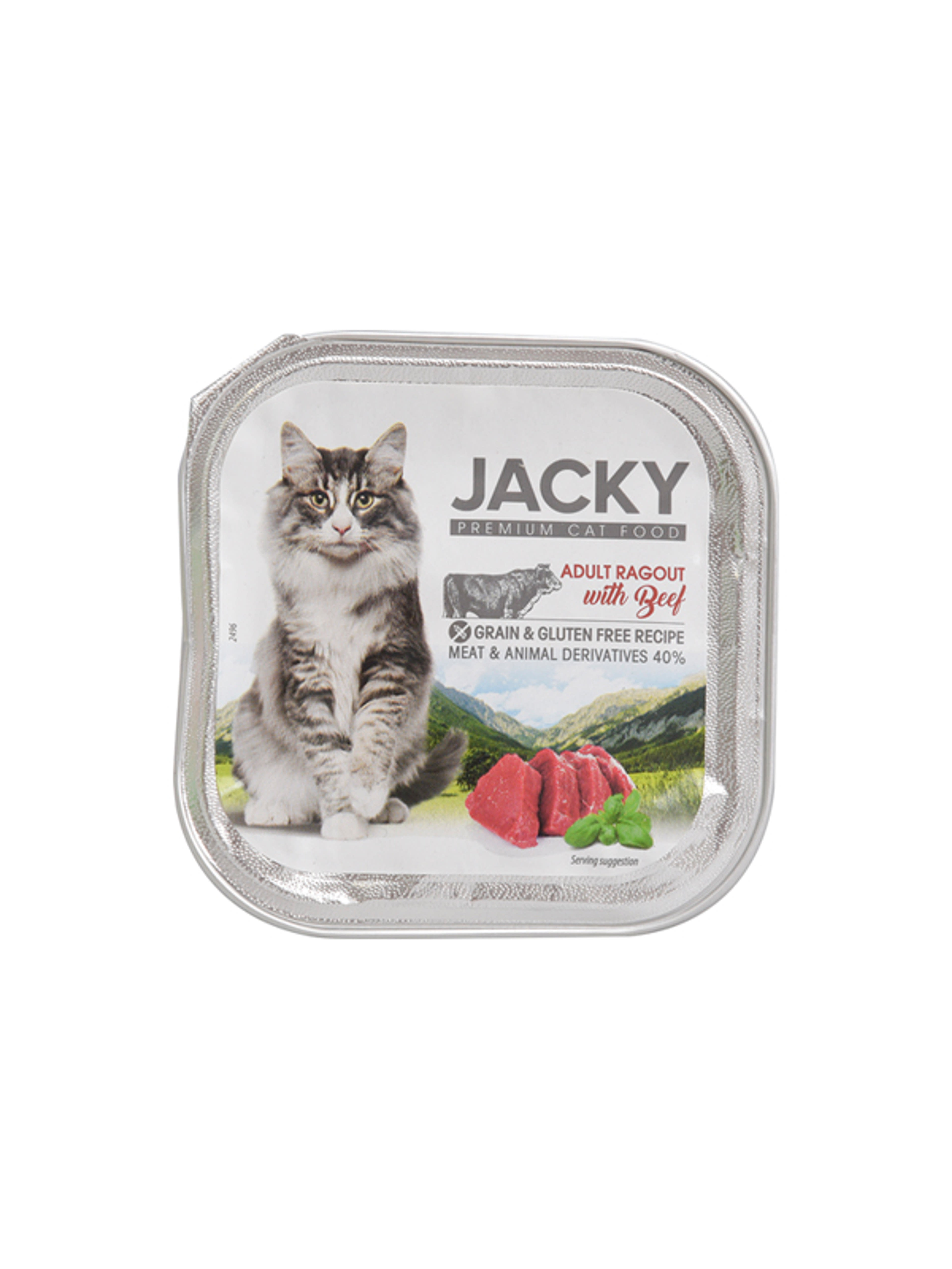 Jacky alutál felnőtt macskának marharagu - 100 g-1