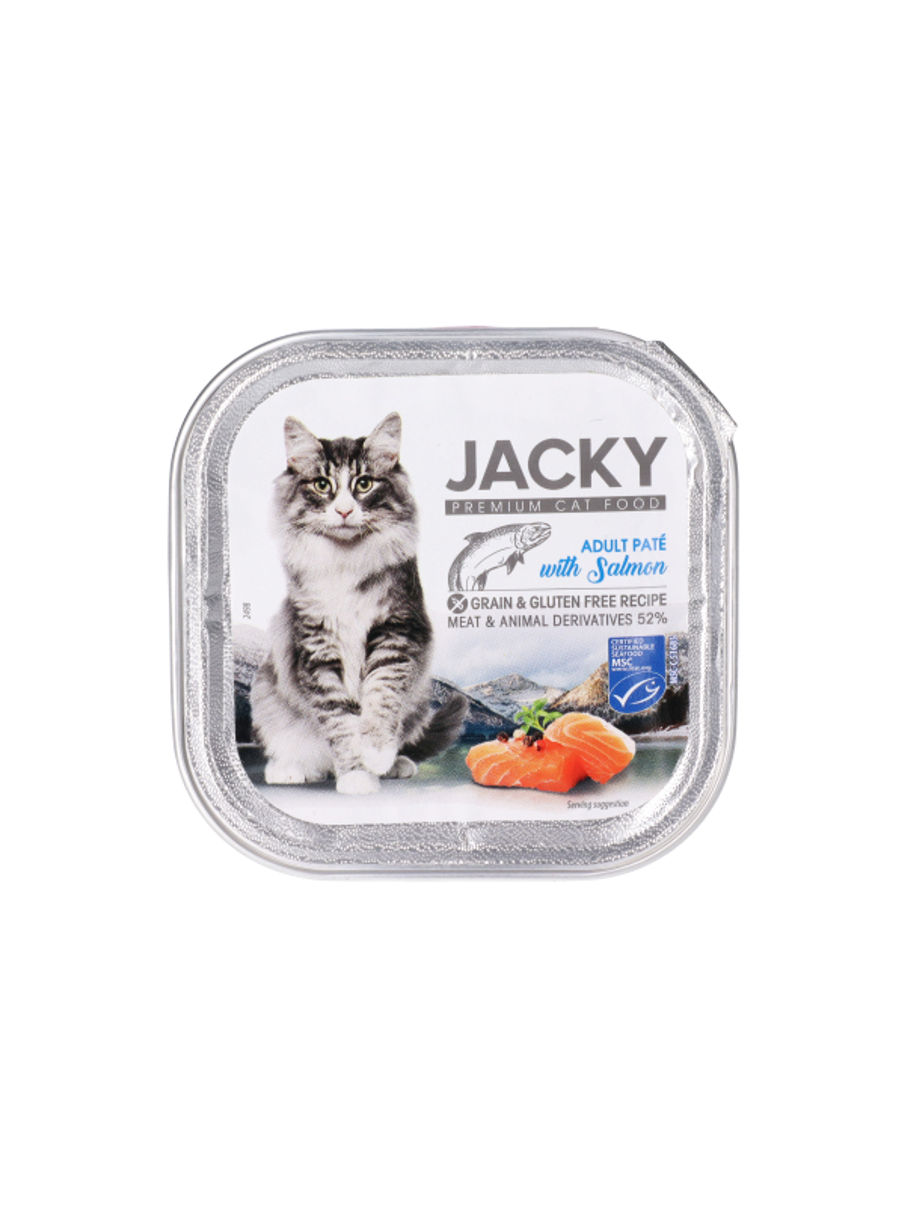 Jacky Premium Gabonamentes Pástétom lazaccal - 100 g