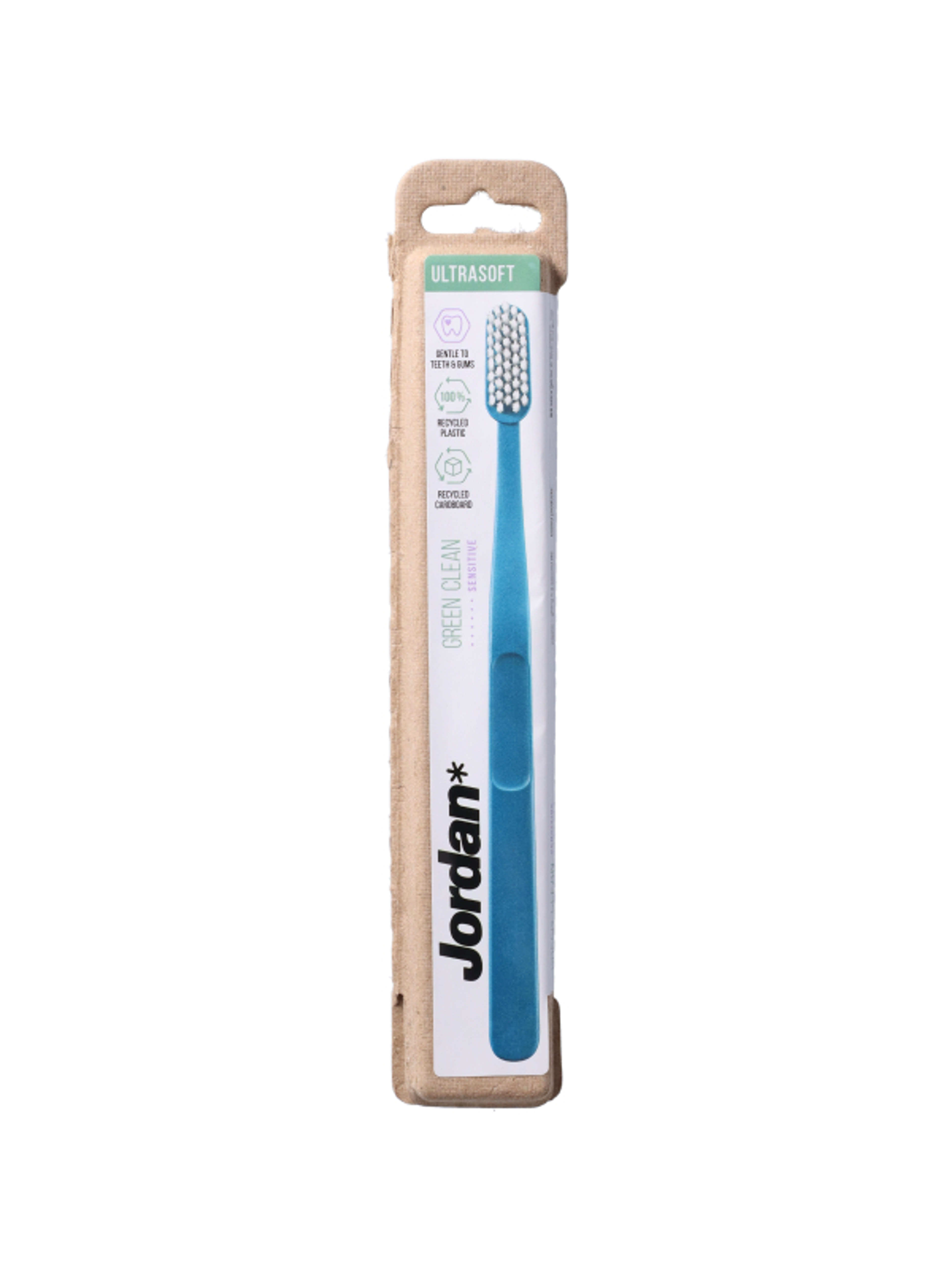 Jordan Green Clean Sensitive ultrasoft fogkefe - 1 db