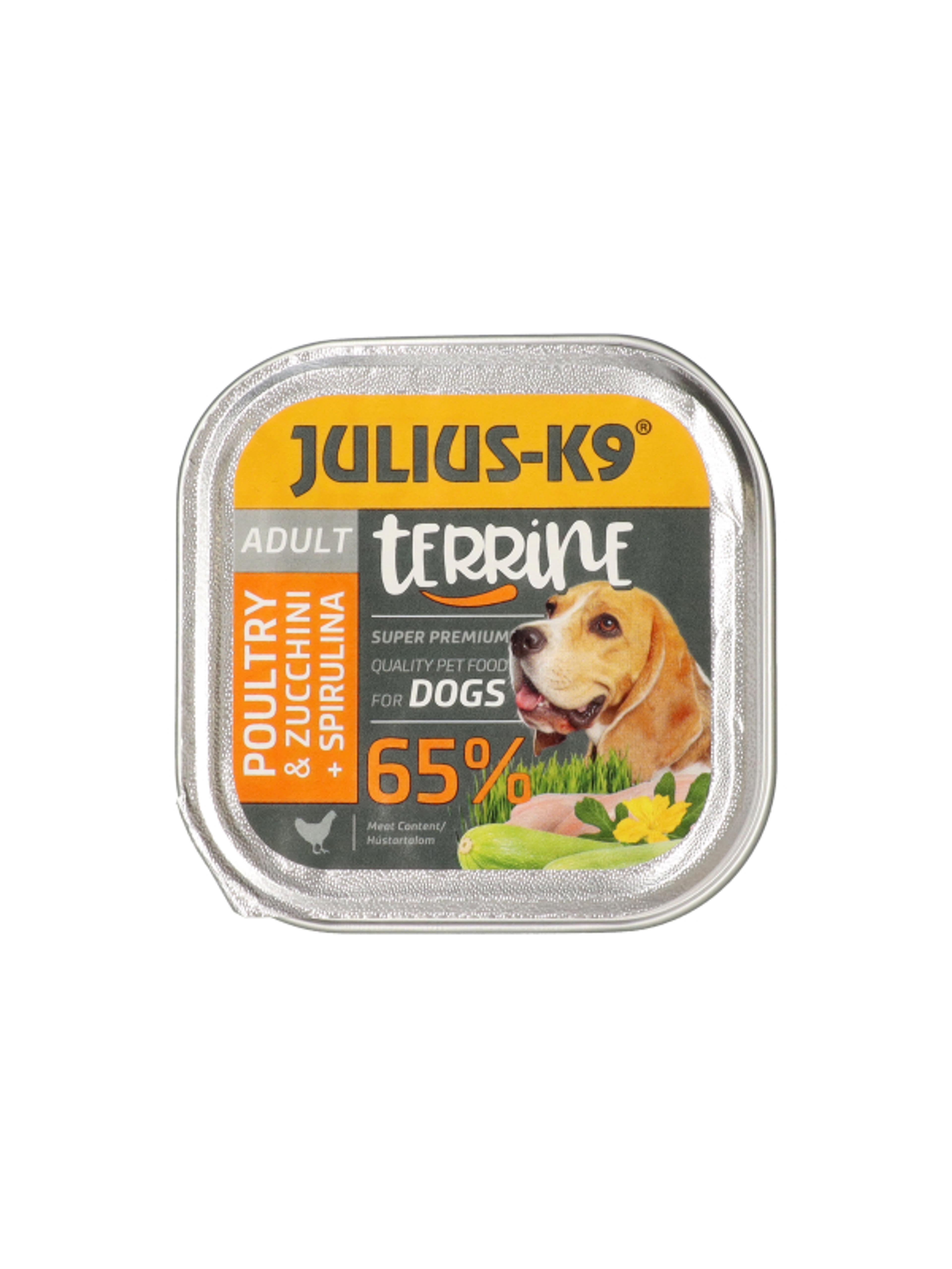 Julius-K9 alutál kutyáknak, szárnyas-cukkini - 150 g-1