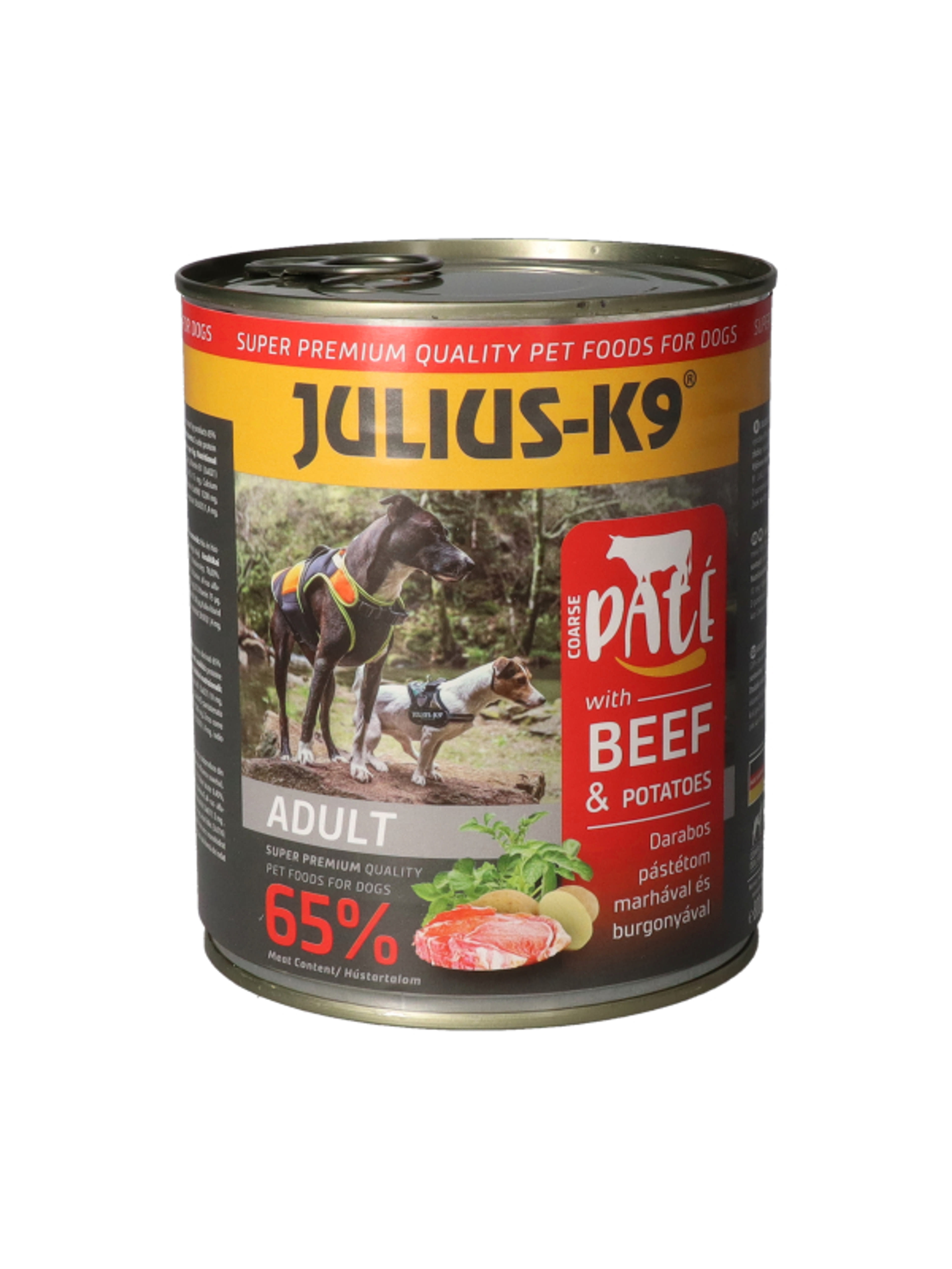 Julius-K9 konzerv kutyáknak, marha-burgonya - 800 g-1