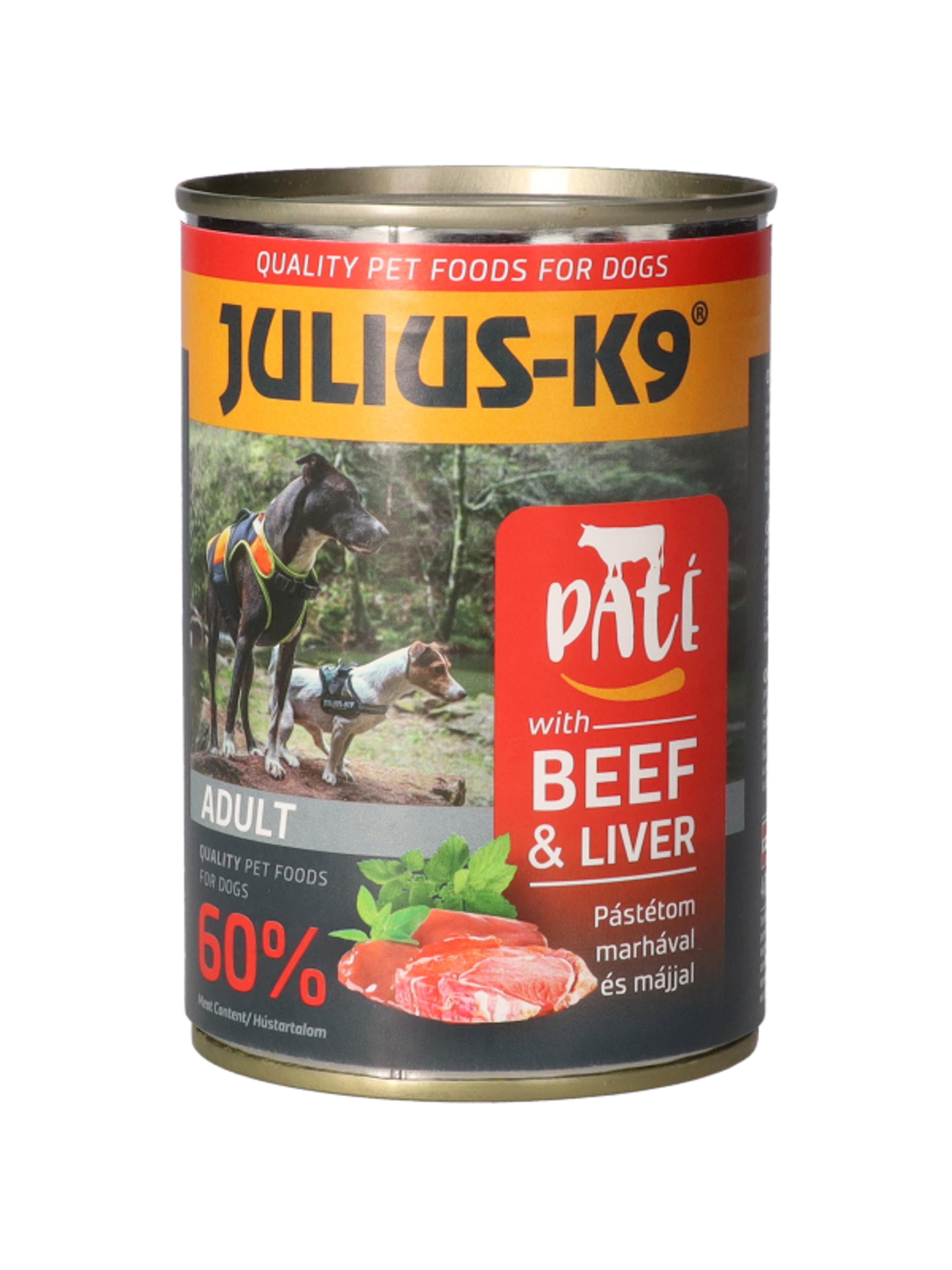 Julius-K9 konzerv kutyáknak marha és máj - 400 g-2