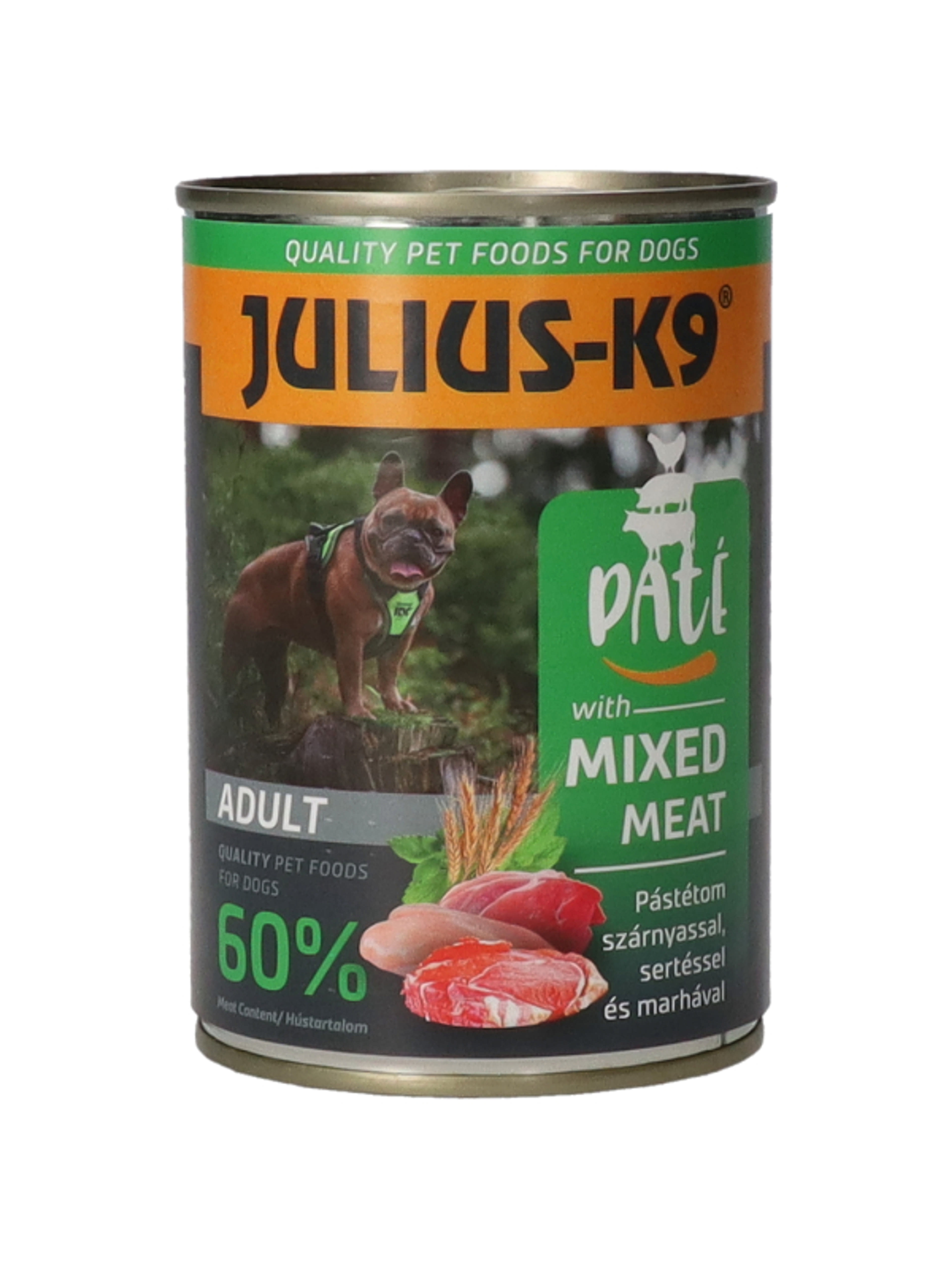 Julius-K9 konzerv kutyáknak mixed meat - 400 g