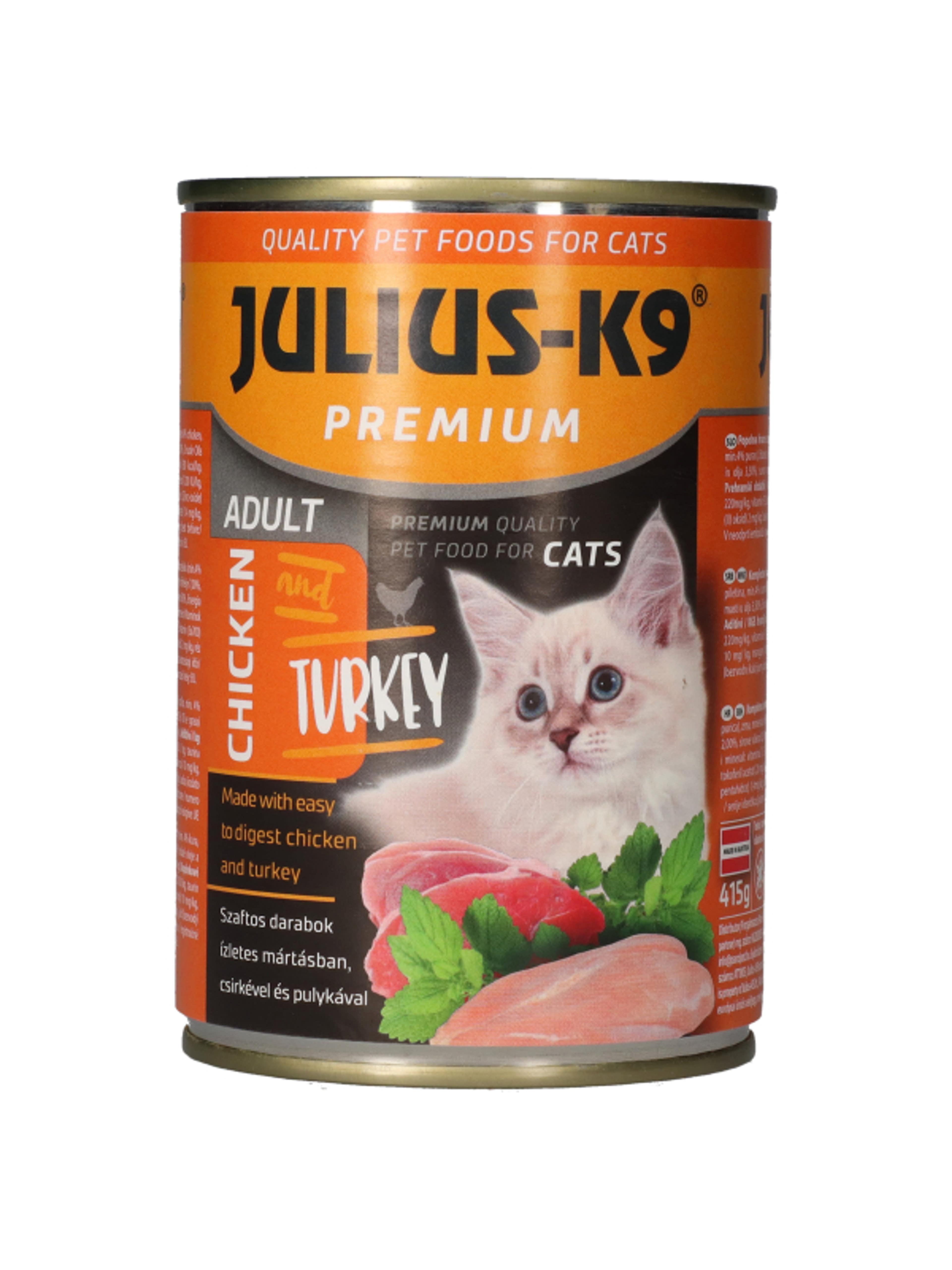 Julius K9 macska konzerv csirk-pulyka - 415 g