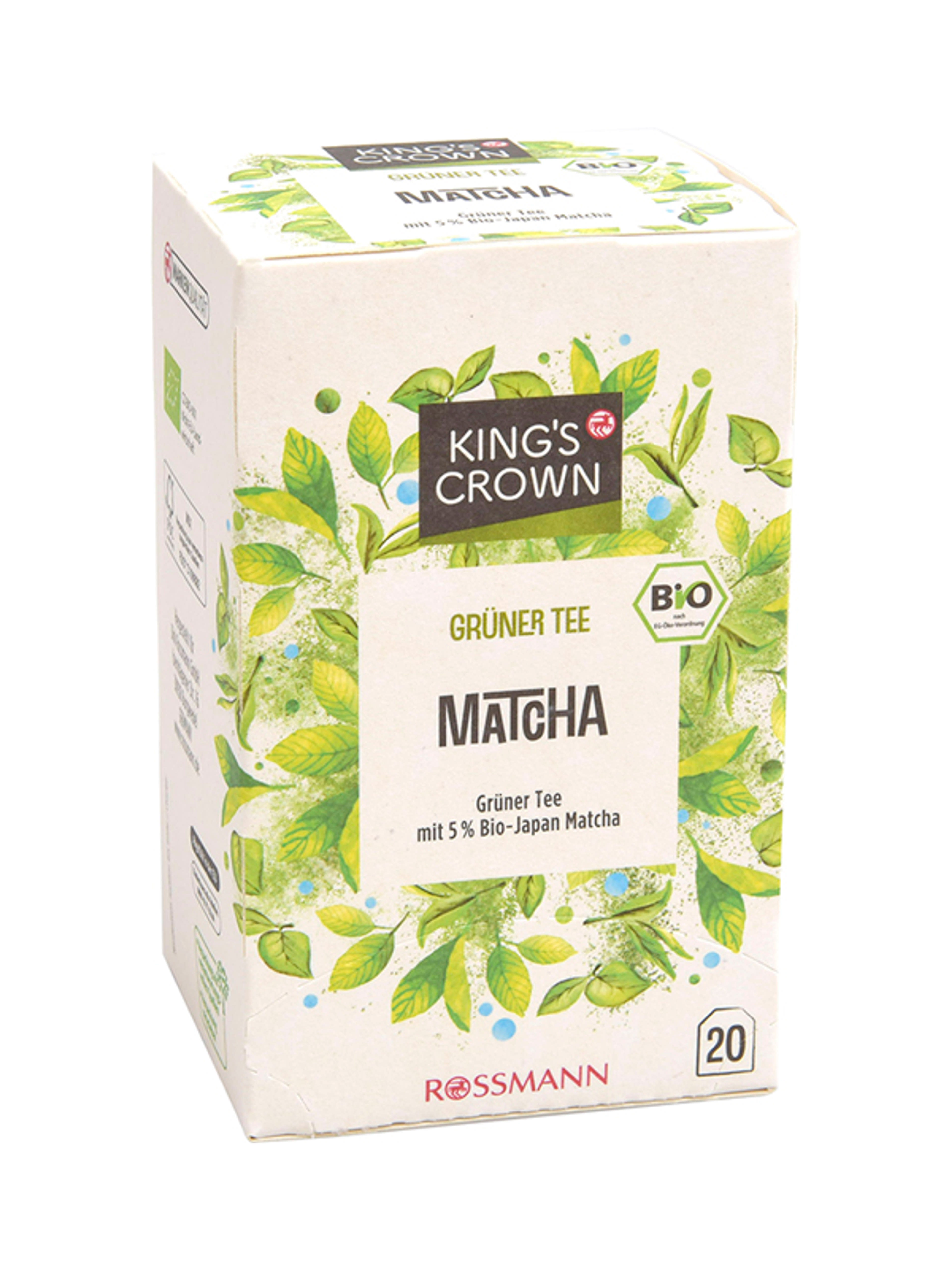 King's Crown matcha bio zöld tea - 30 g