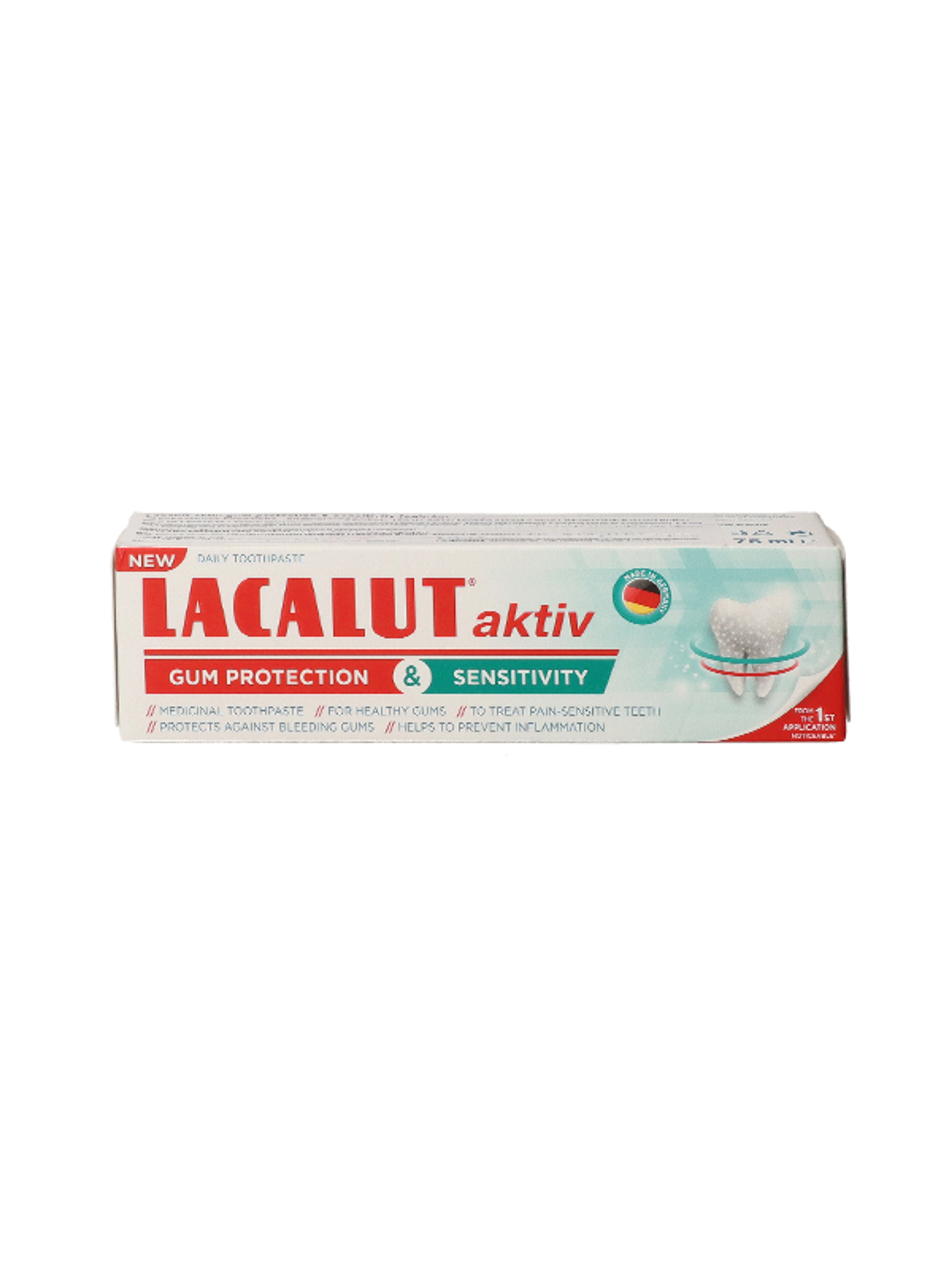 Lacalut Aktiv Gum Protection&Sensitivity fogkrém - 75 ml-1