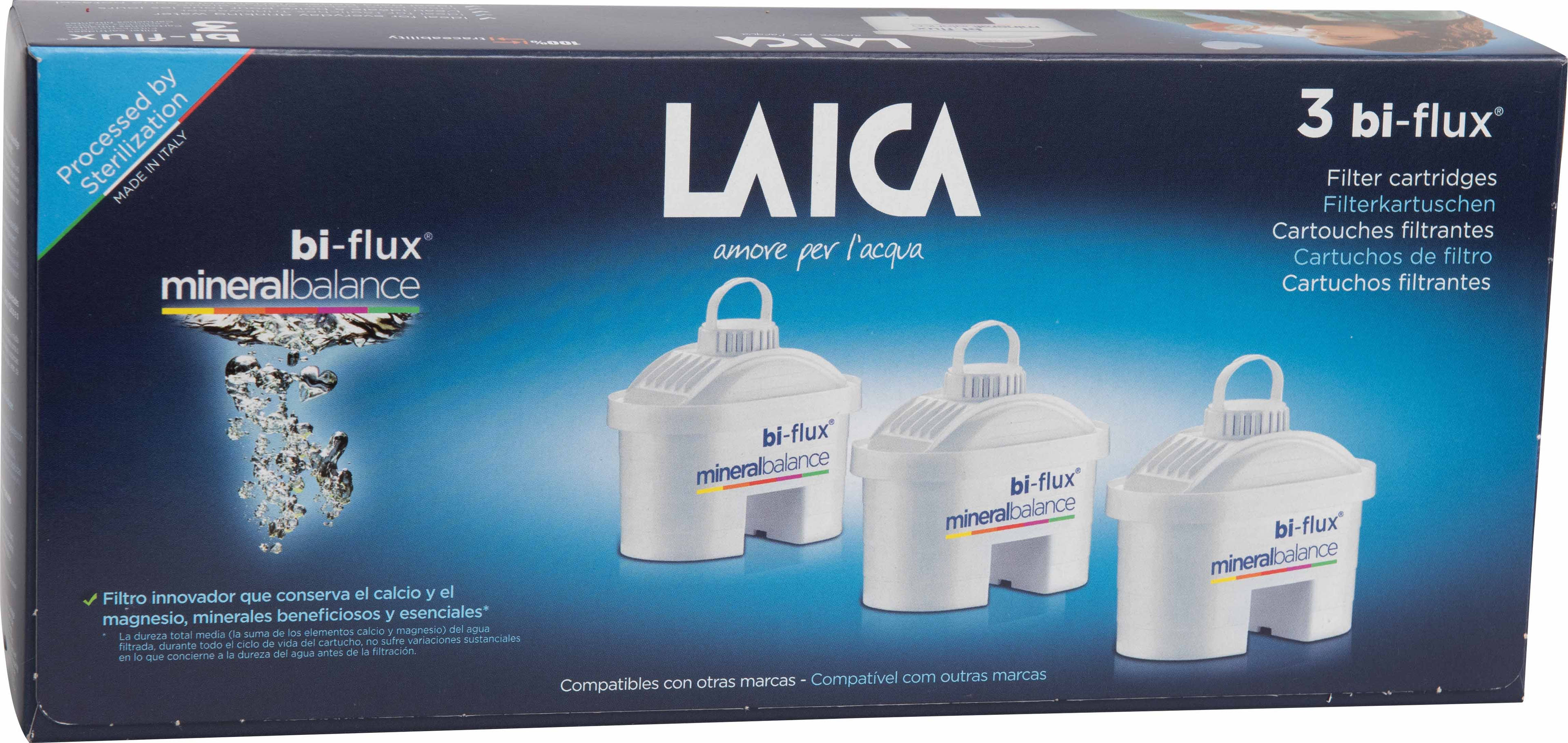 Laica Bi-Flux Mineral Balance Vízszűrőbetét - 3 db
