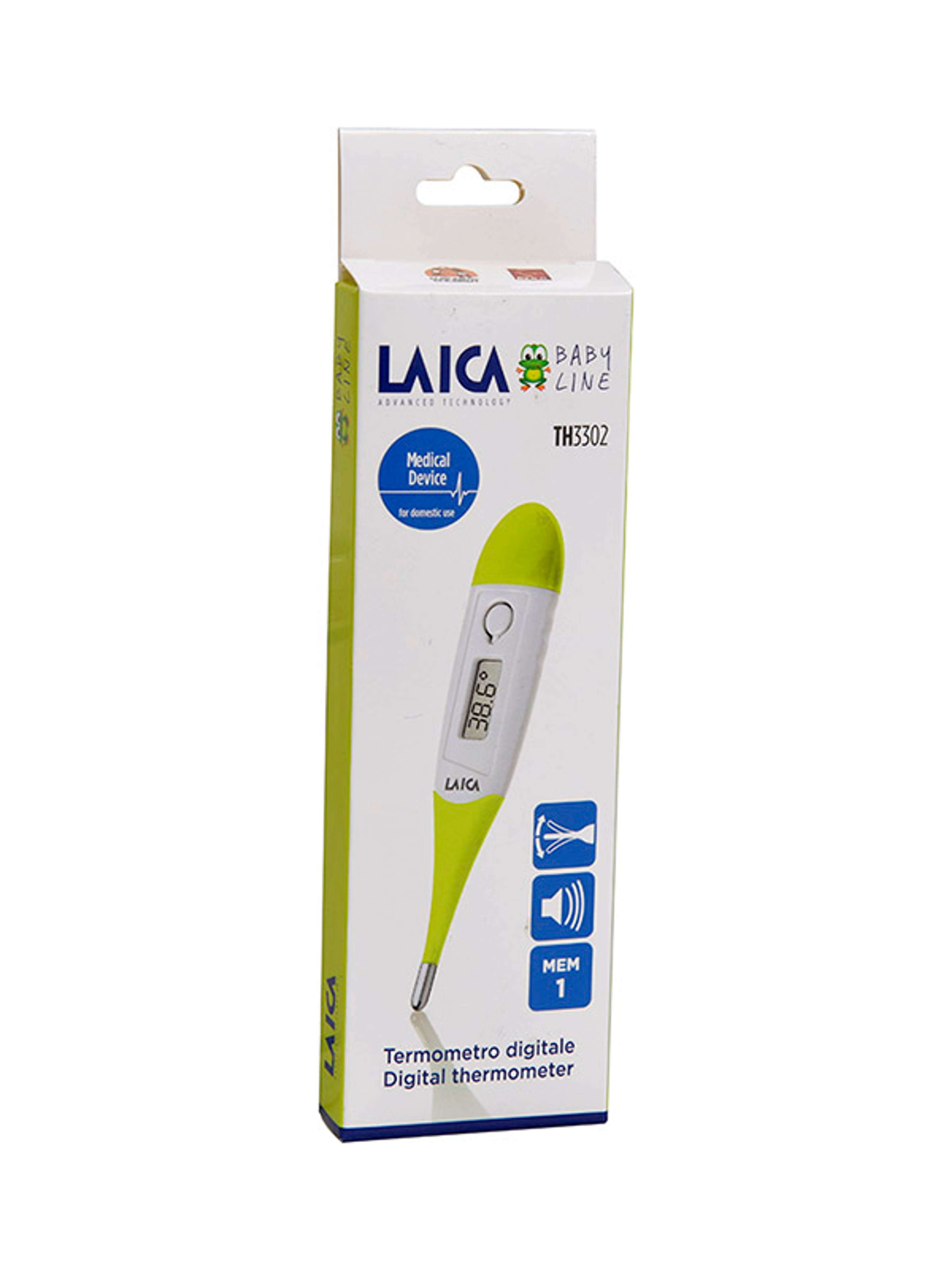 Laica flexibilis digitális lázmérő - 1 db