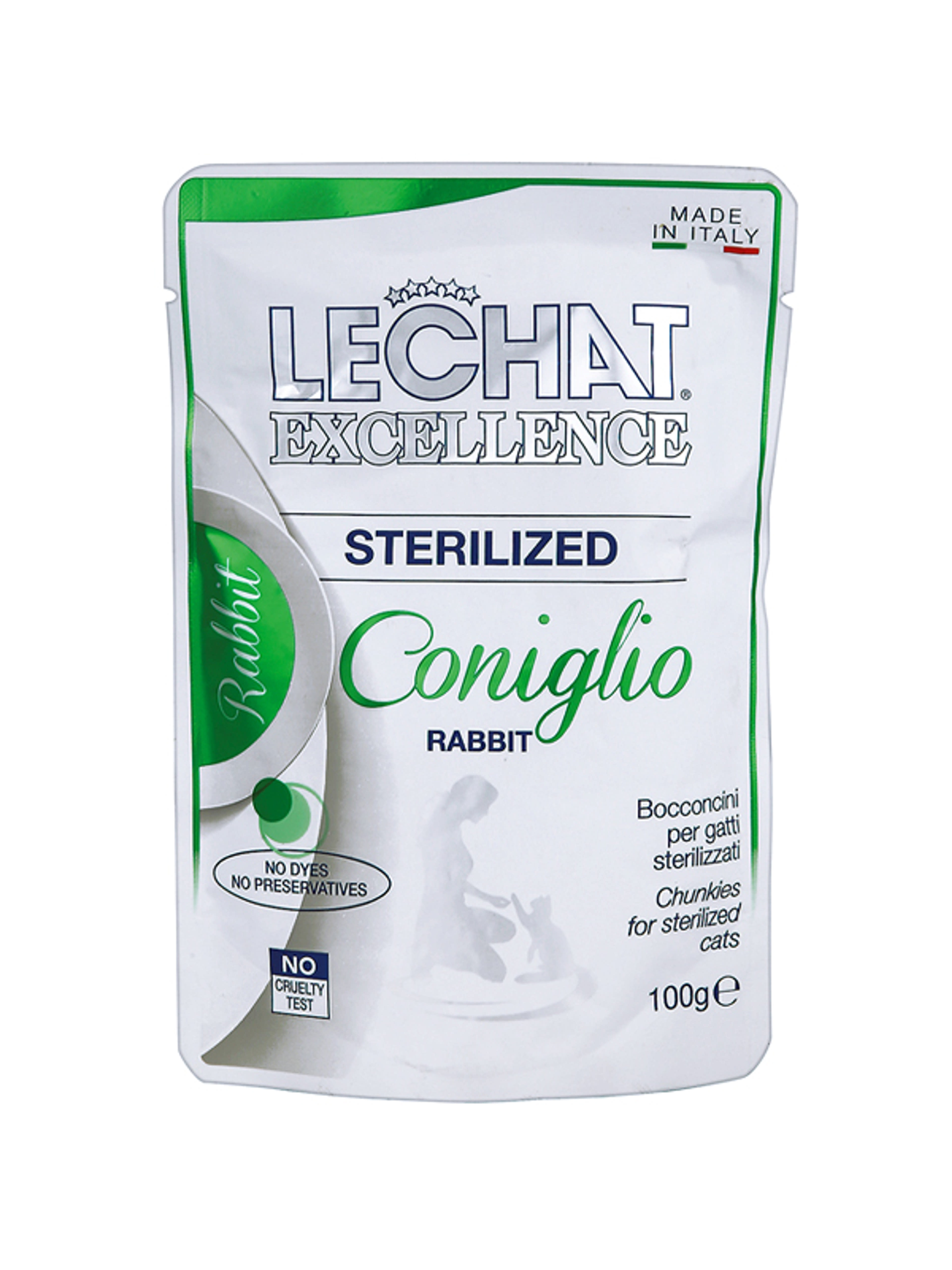 Lechat Excellence Pouch alutasak macskáknak, steril nyulas - 100 g-1