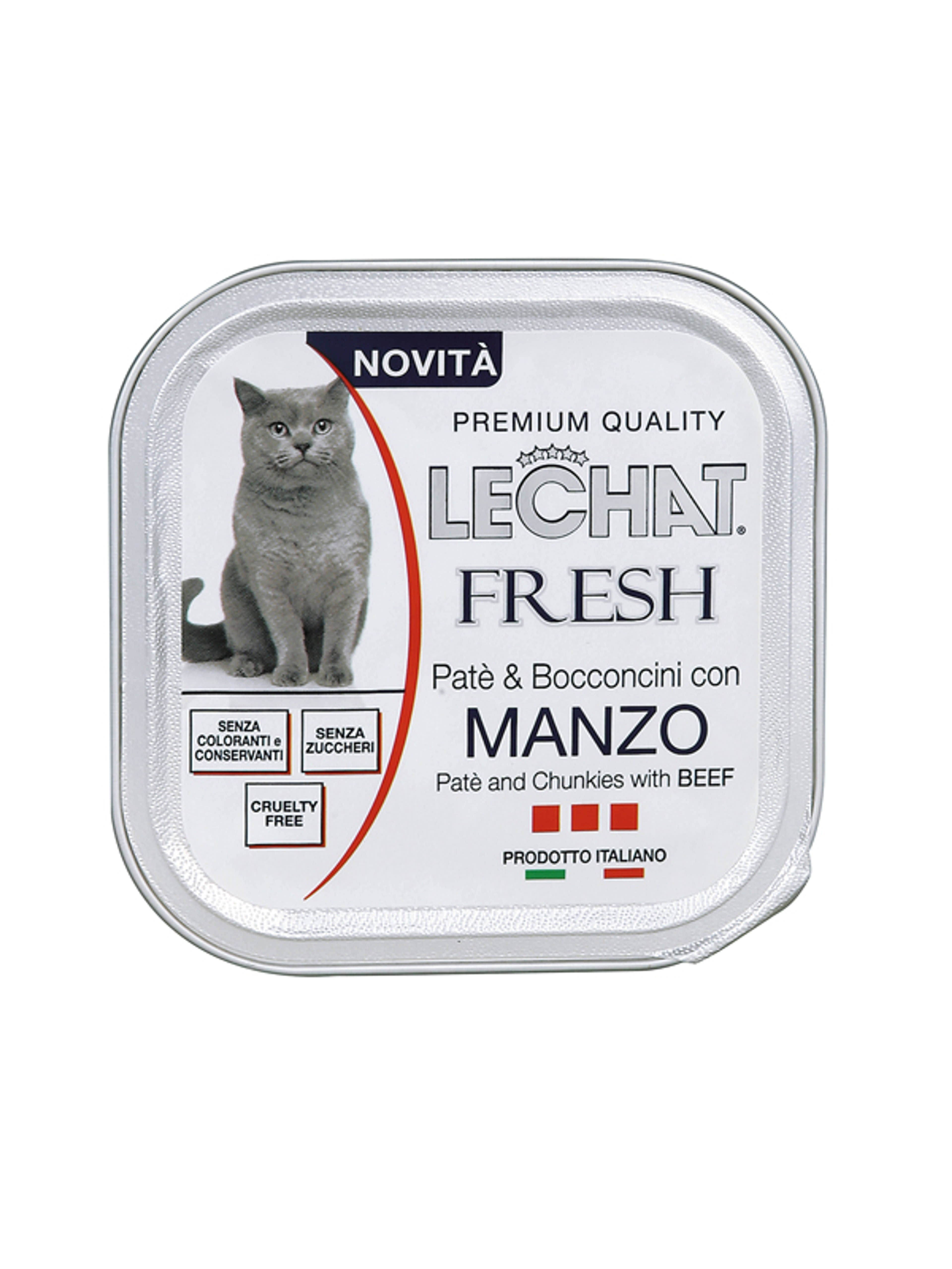 Lechat Fresh konzerv macskáknak, marhapástétom - 100 g