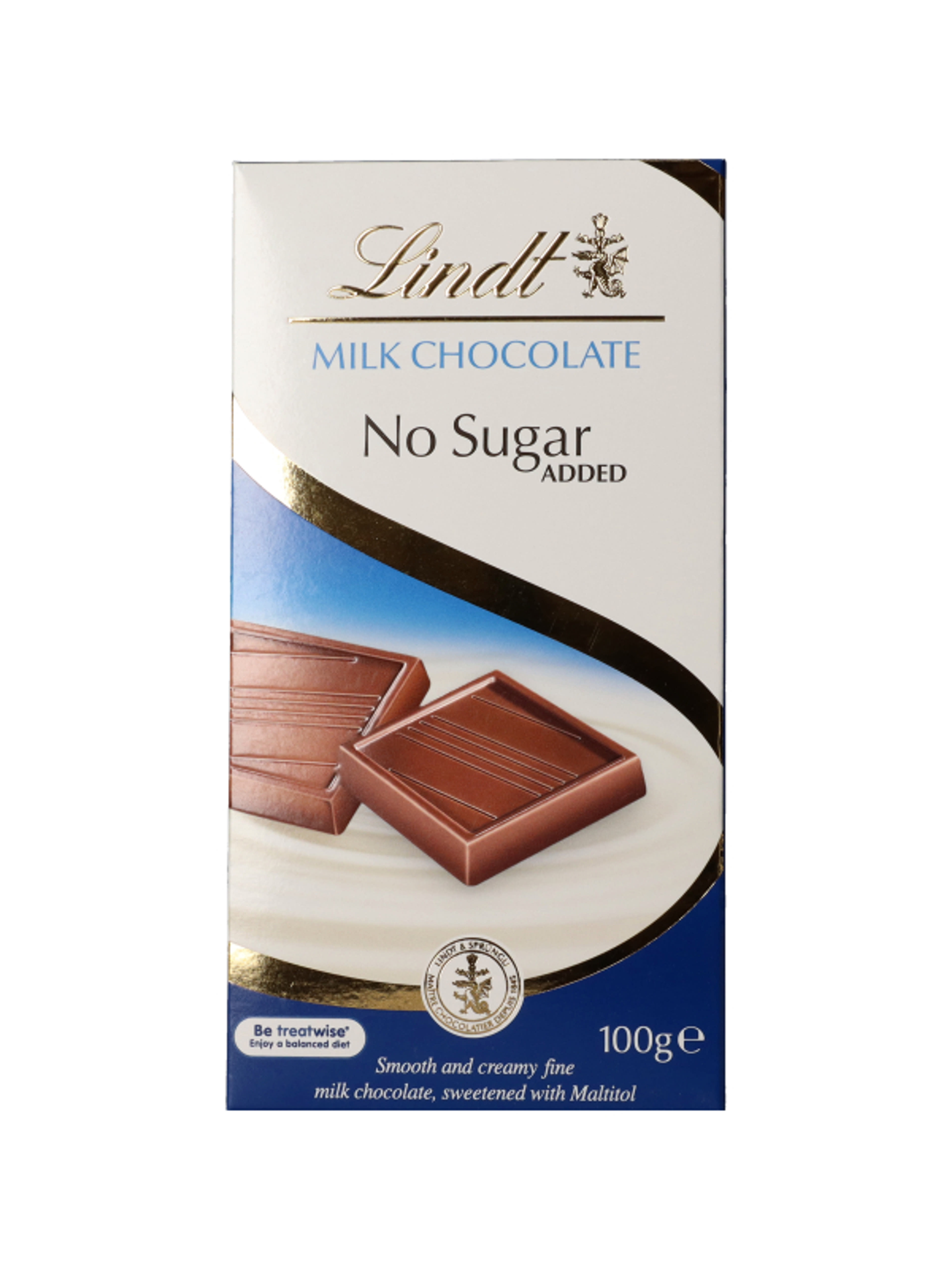 Lindt Milk cukormentes táblás csokoládé - 100 g