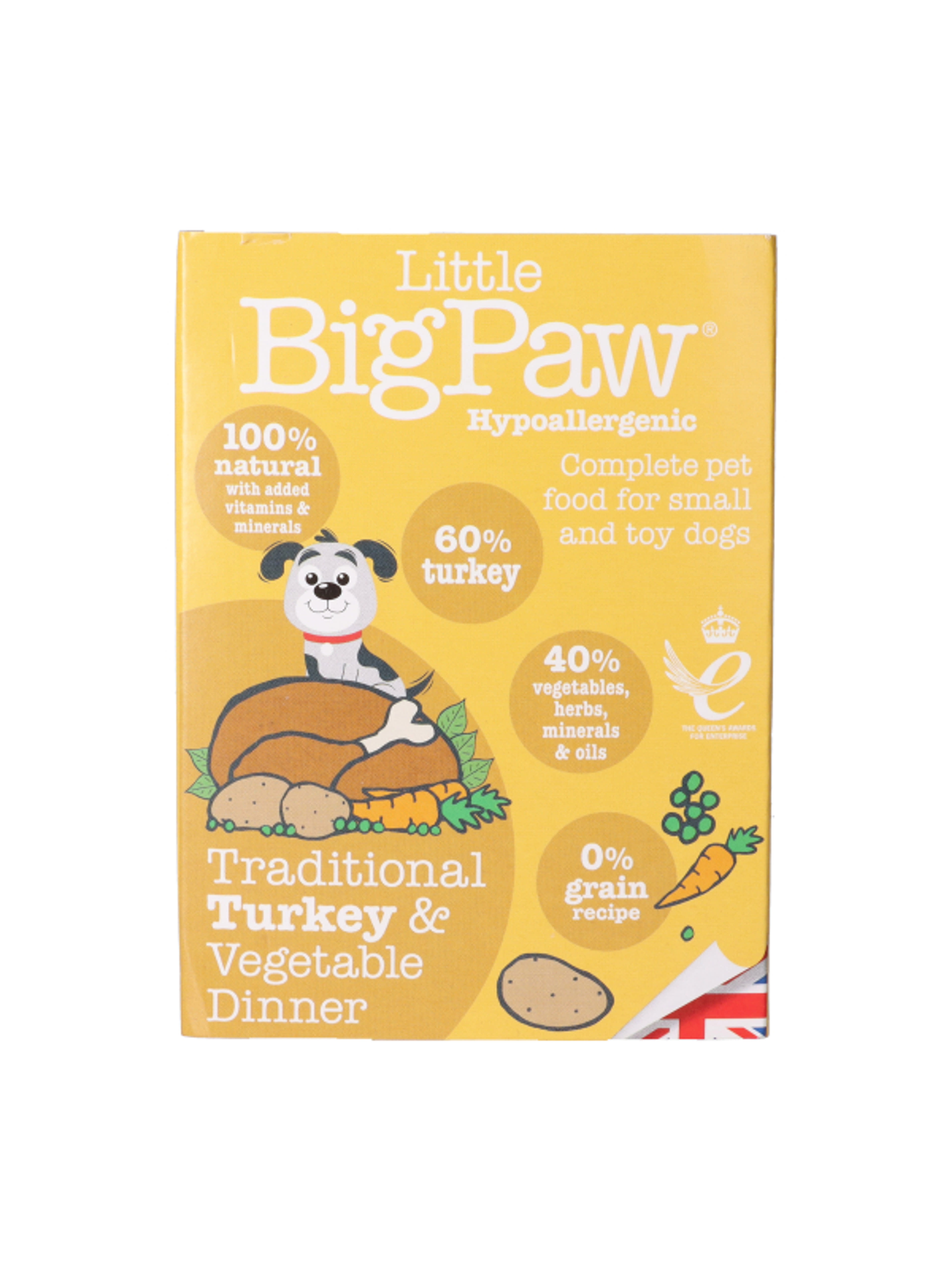 Little Pig Paw alutál kutyáknak hipoallergén pulyka ,zöldség - 150 g