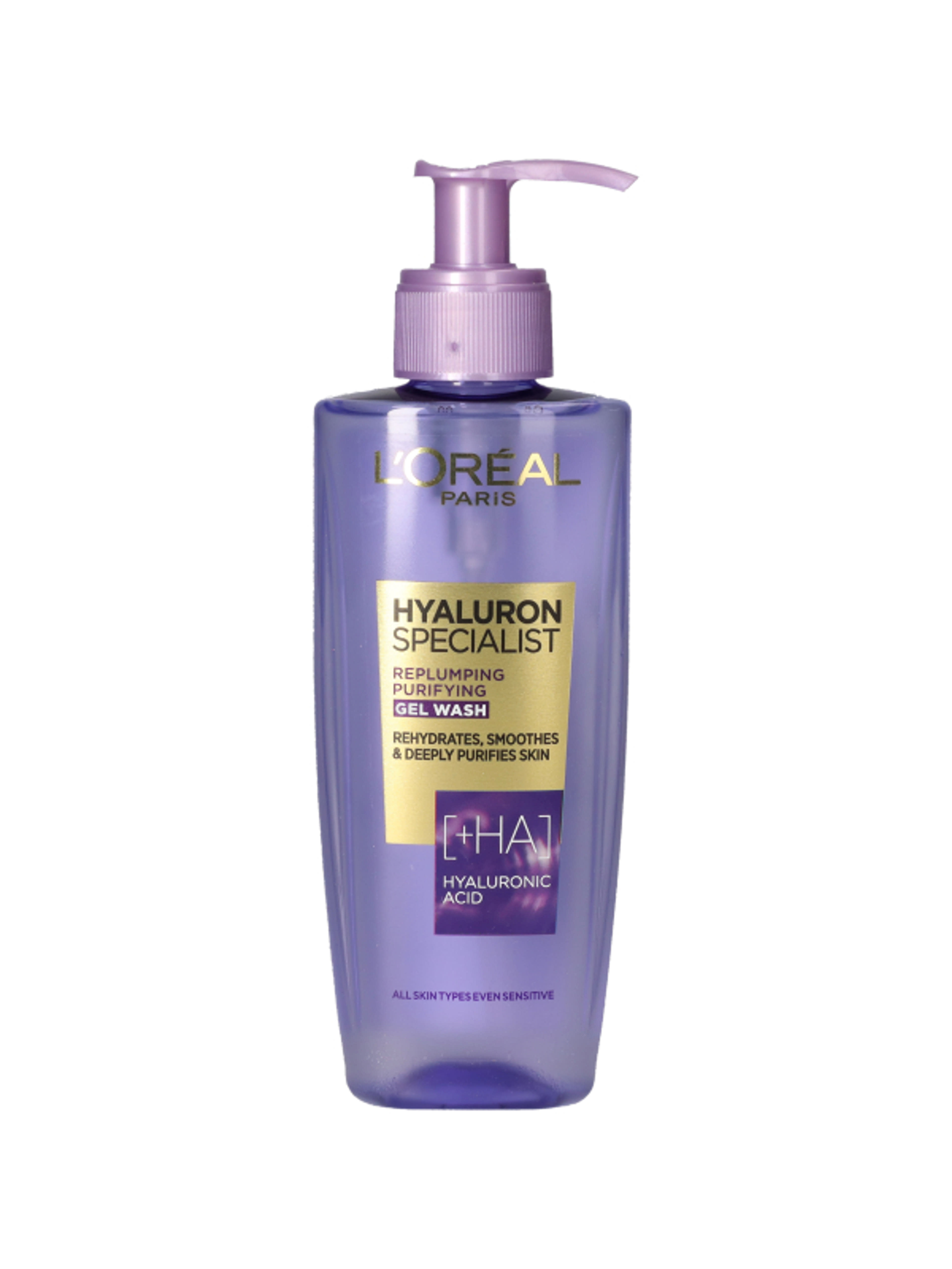 L'Oréal Paris Hyaluron Specialist nedvességgel feltöltő arctisztító gél - 200 ml-1
