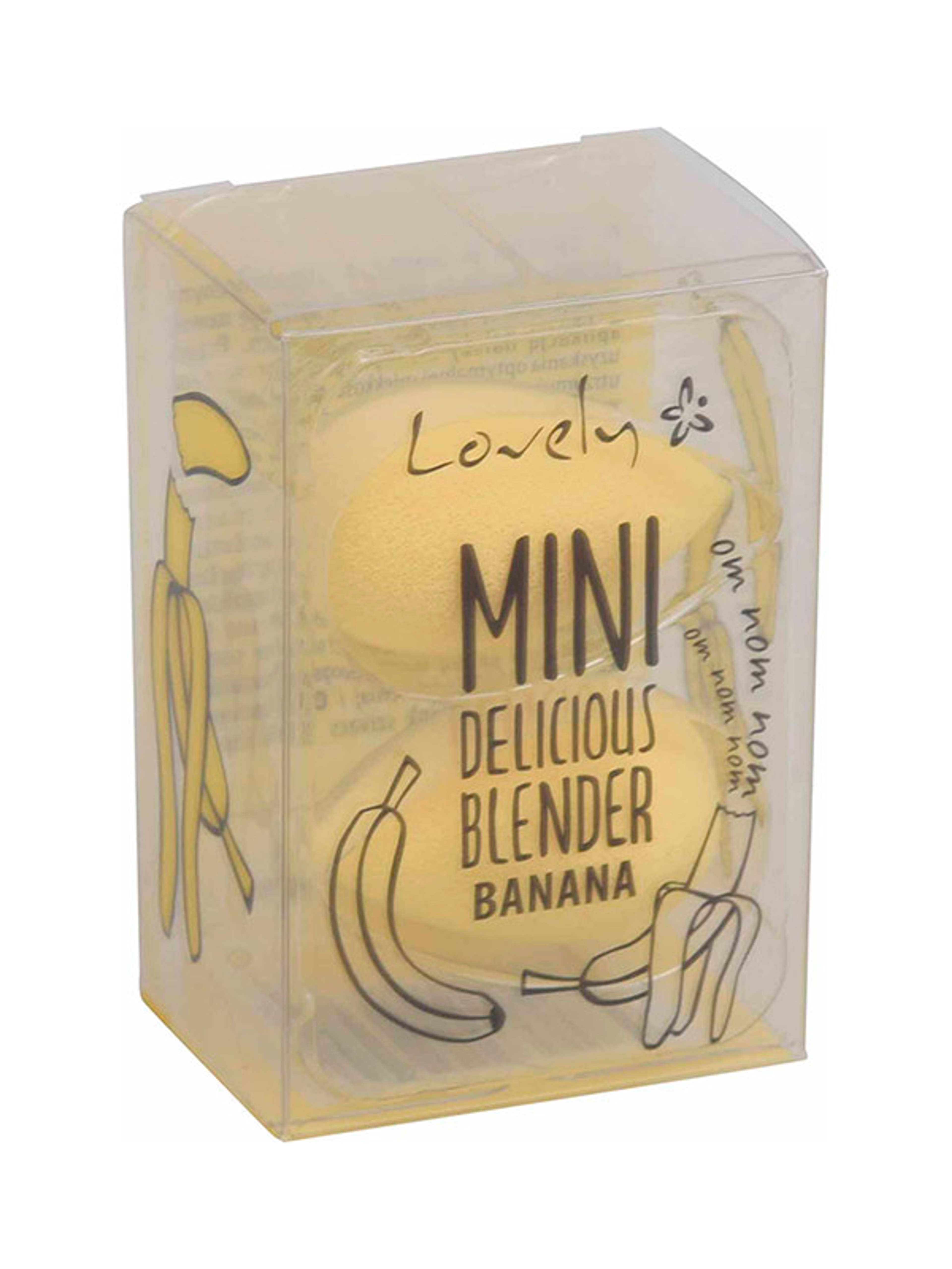 Lovely sminkszivacs mini banános - 1 db-1