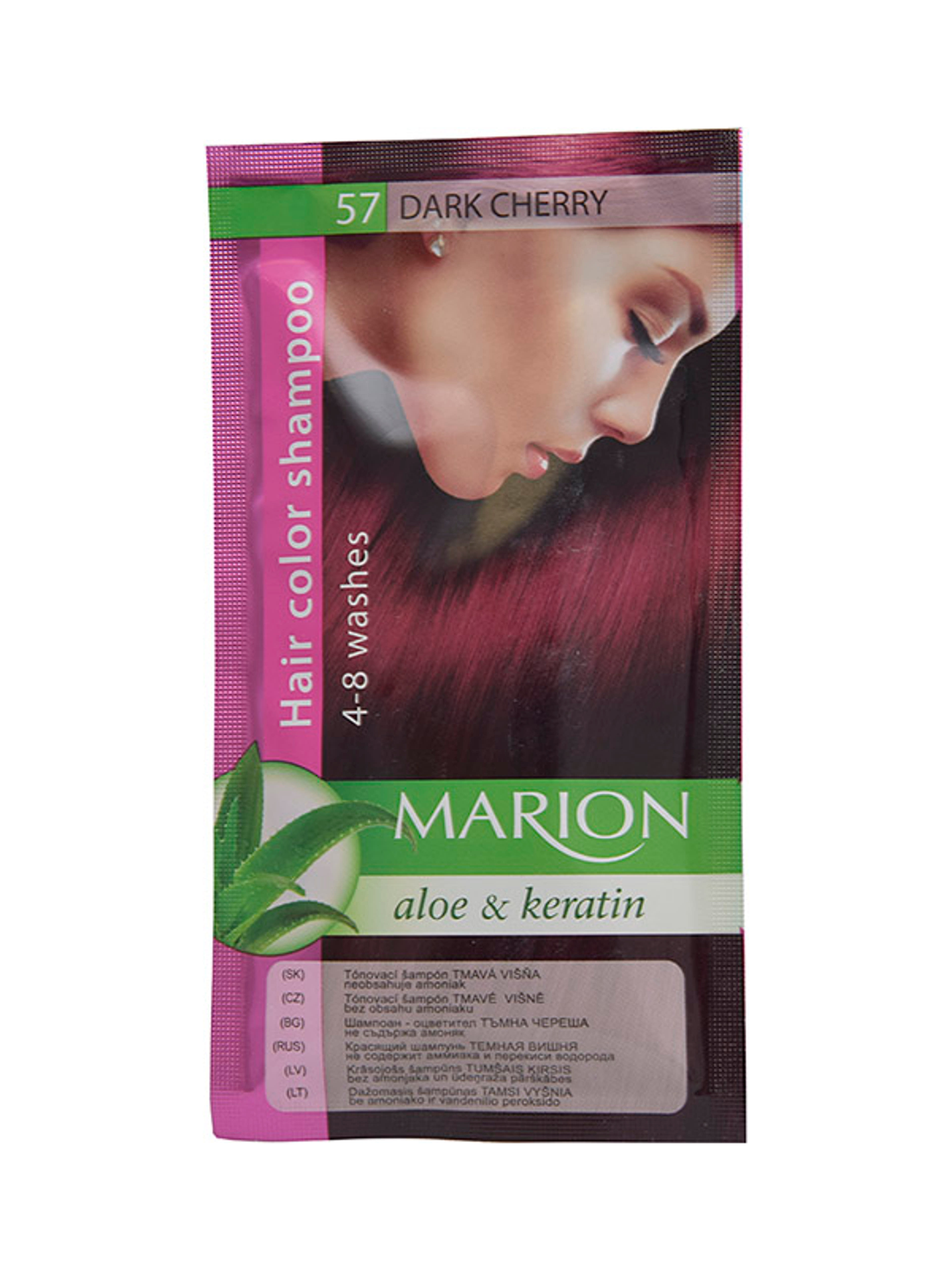 Marion hajszínvédő sampon 57 sötét meggy - 40 ml