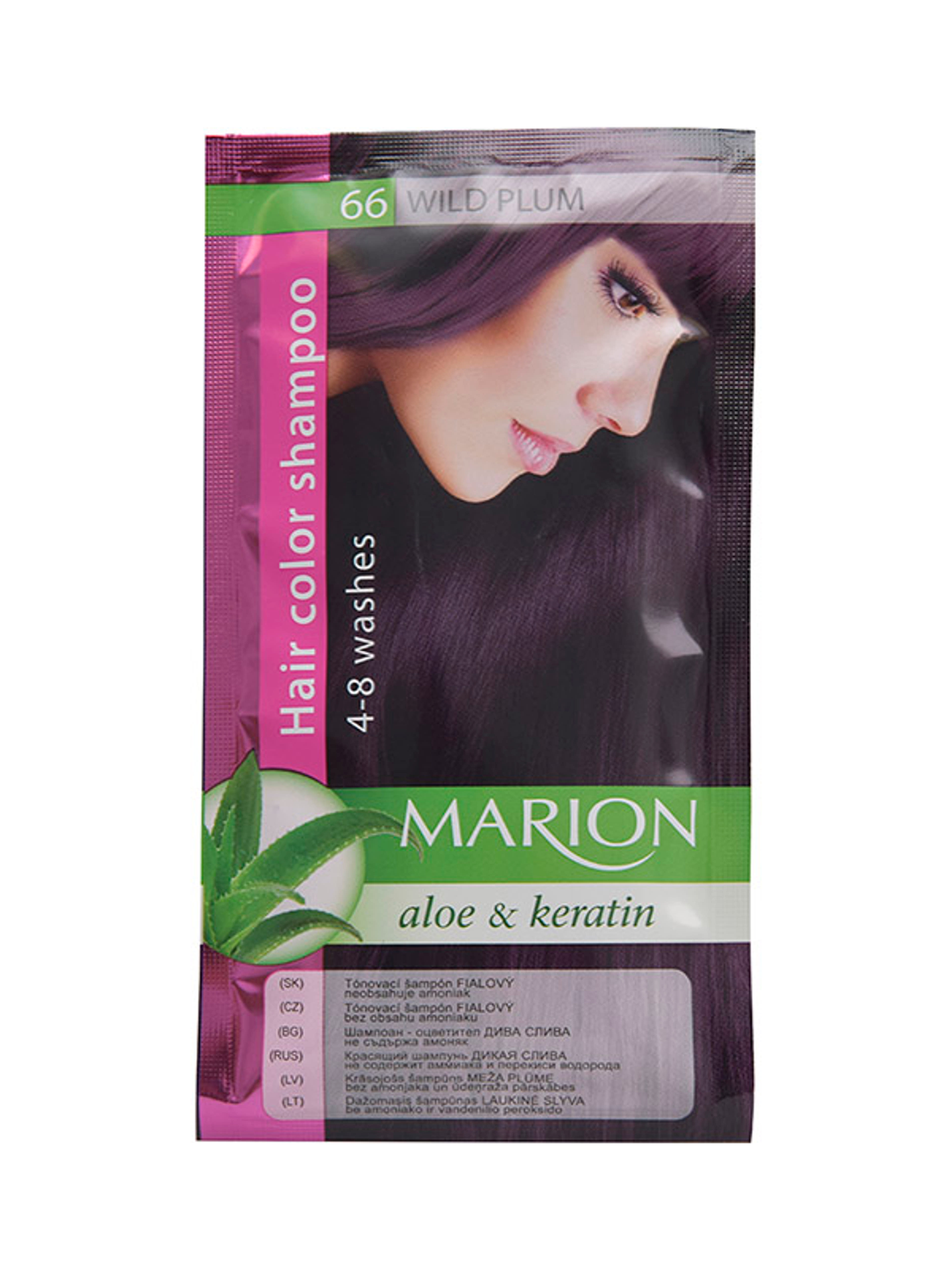 Marion hajszínvédő sampon 66 vadszilva - 40 ml