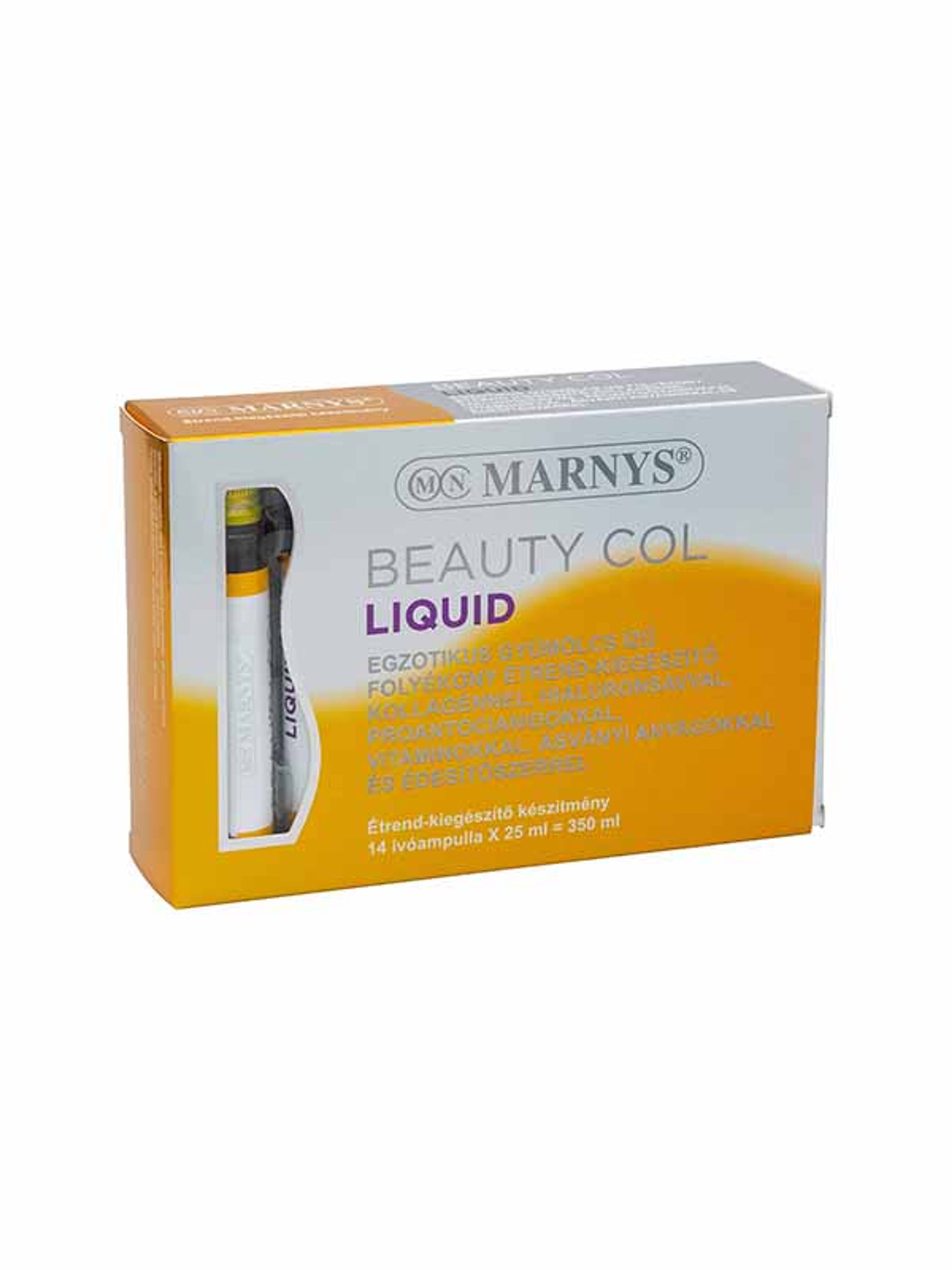 Marnys Beauty Col Liquid Folyékony szépségvitamin kollagénnel ivóampullában (14 x 25 ml) - 350 ml-1