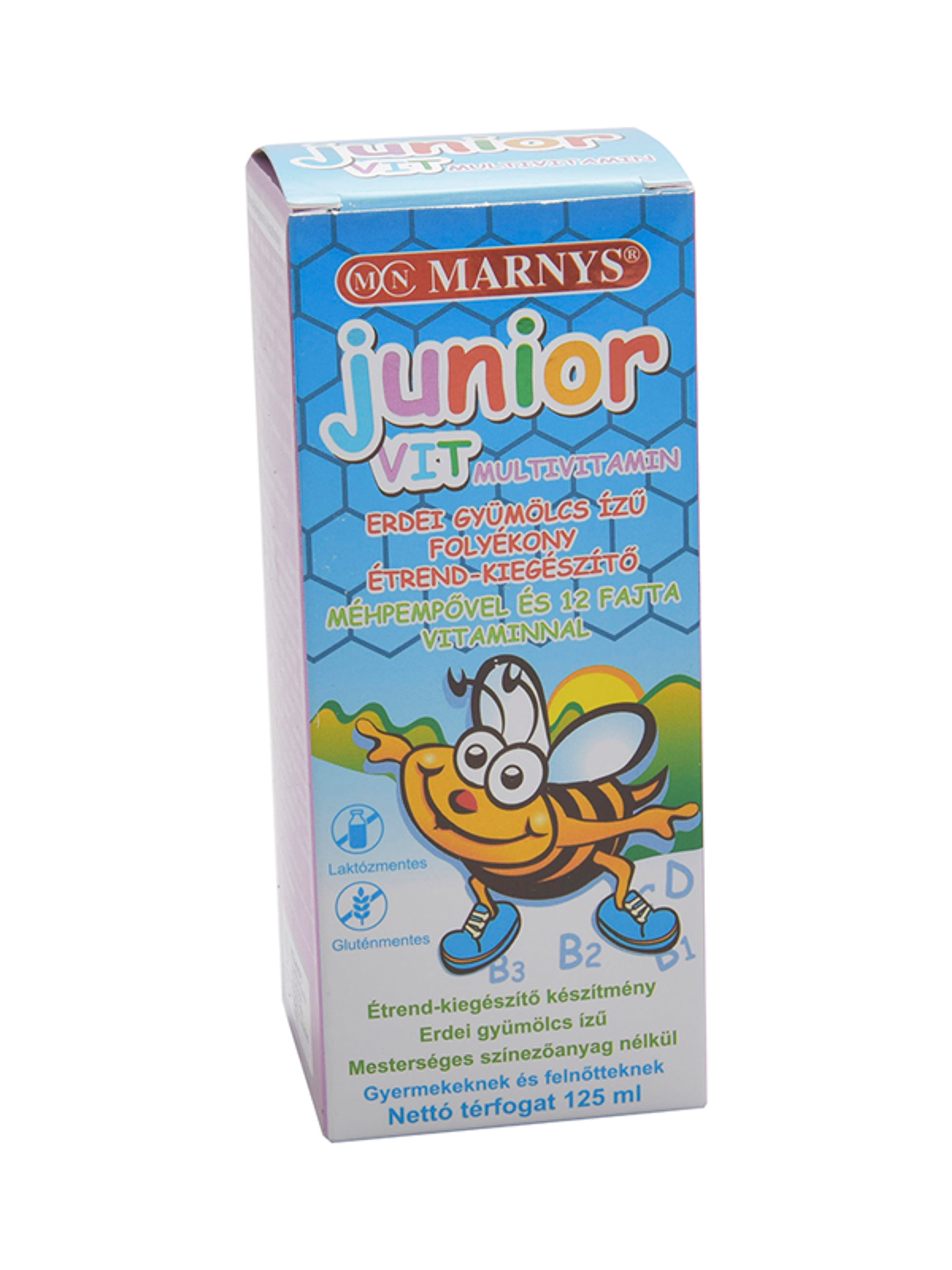 Marnys junior multivitamin erdei gyümölcs folyékony étrend kiegészítő - 125 ml-1
