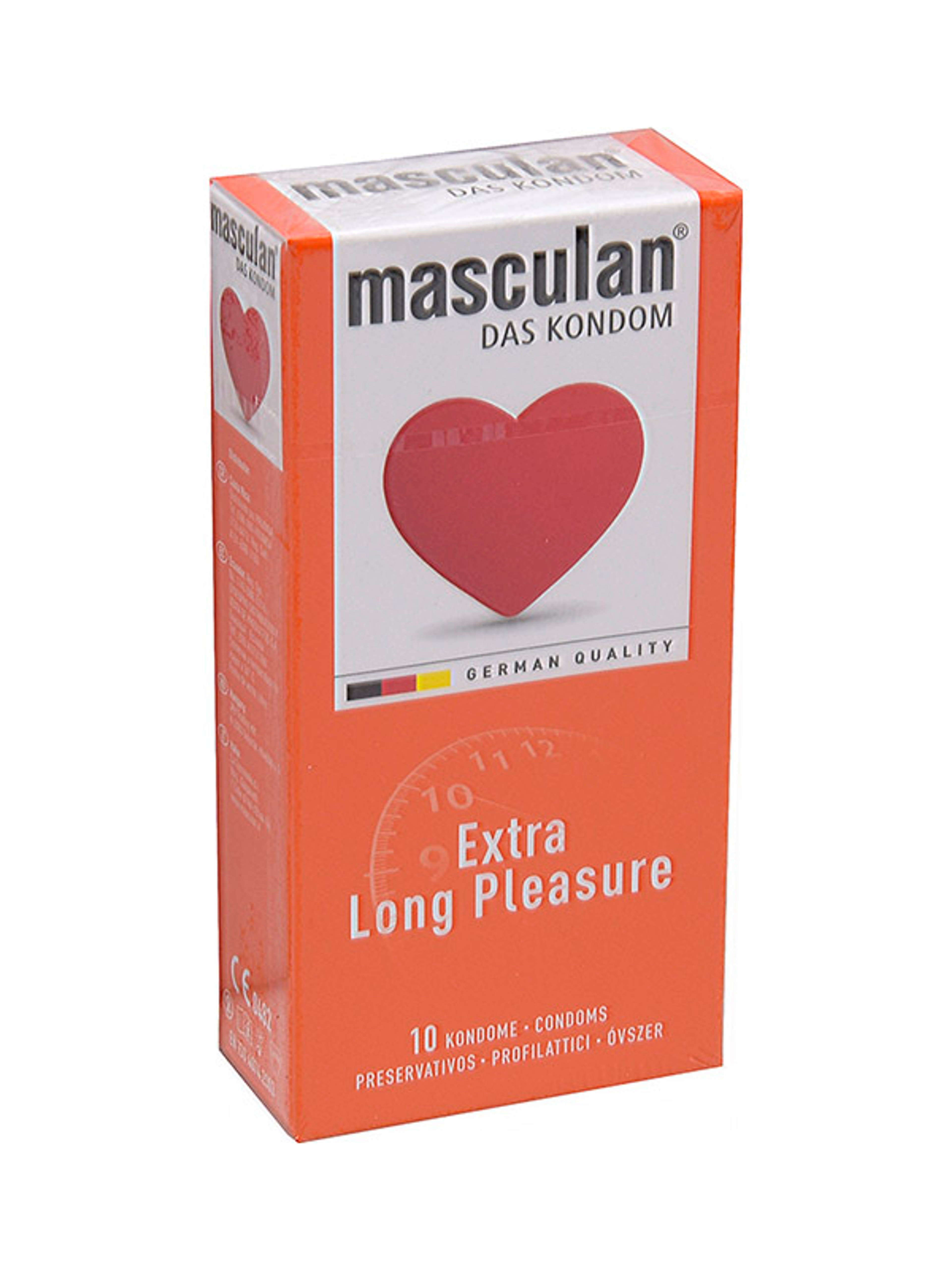 Masculan Extra Long Pleasure óvszer - 10 db-2