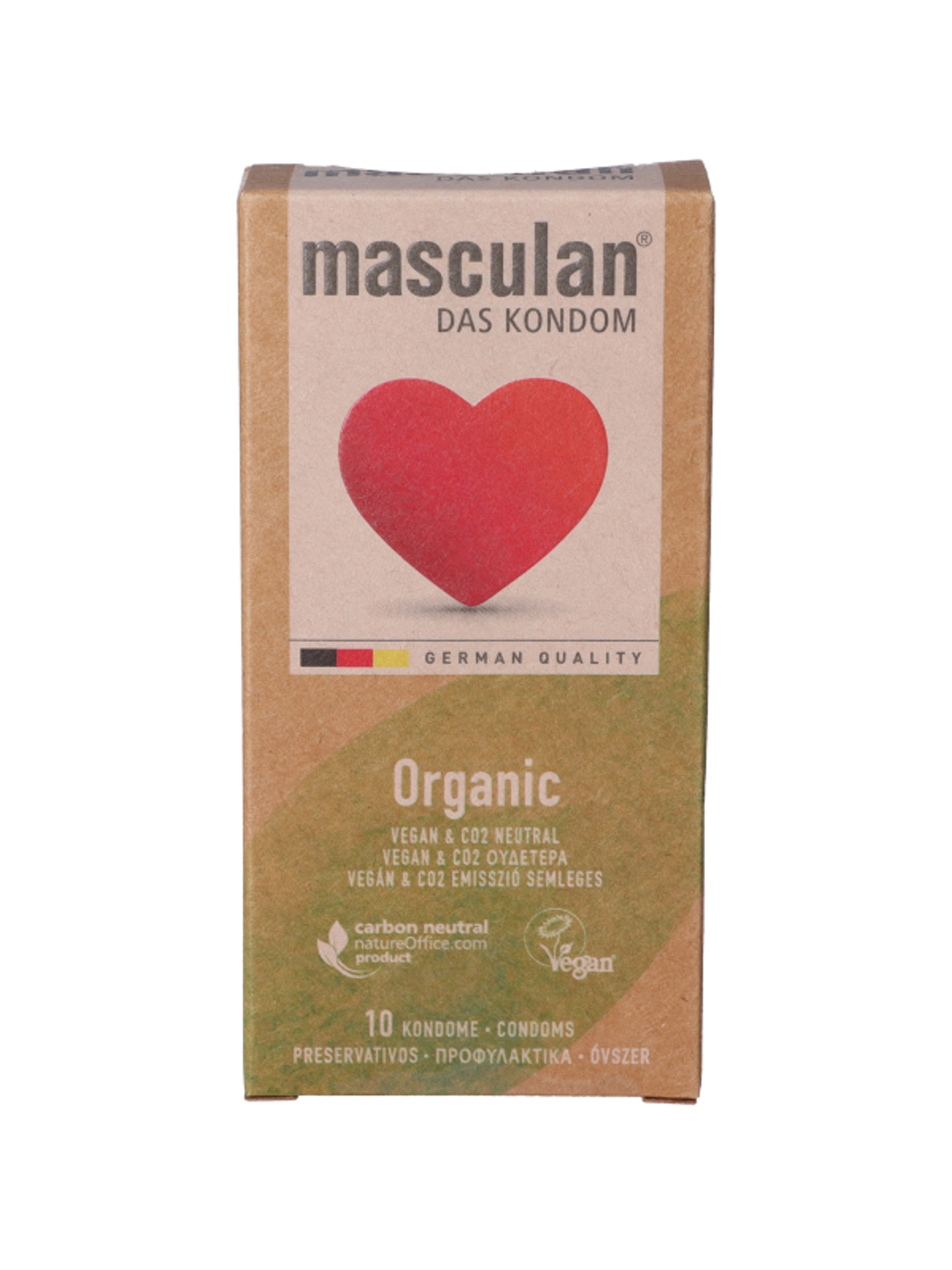 Masculan óvszer organic - 10 db
