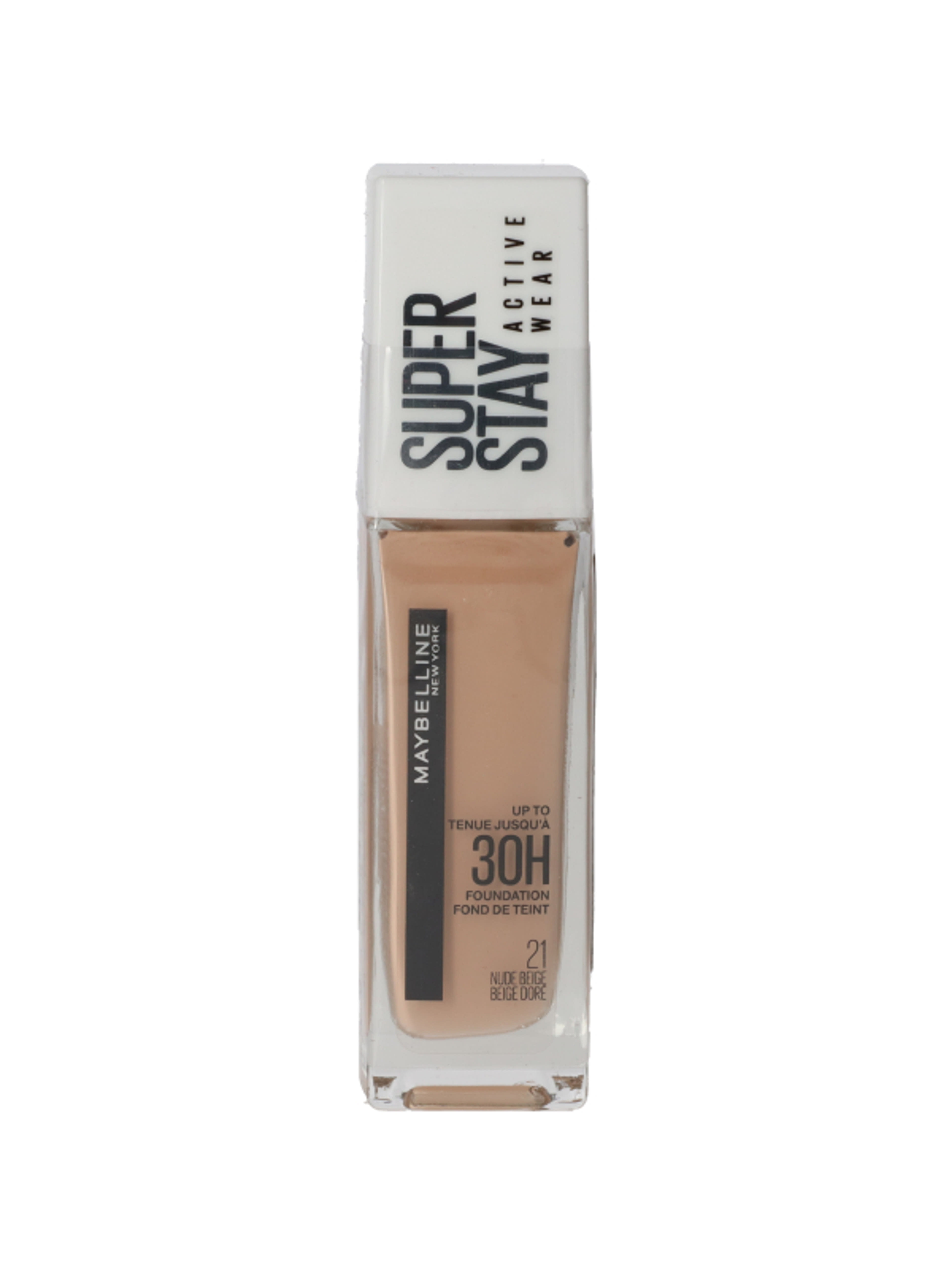 Maybelline SuperStay 30H Alapozó, 21 Nude Beige - 1 db