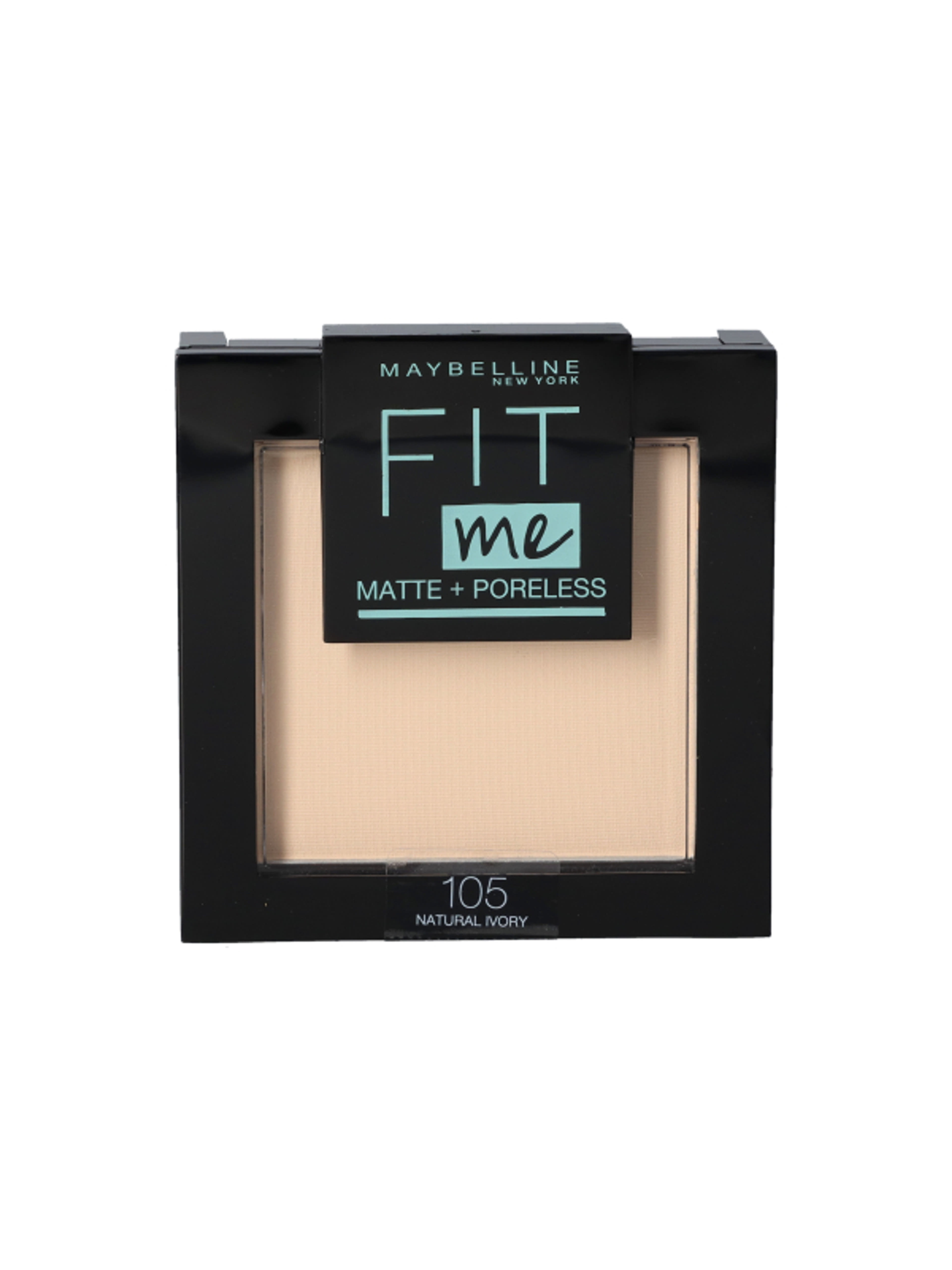 Maybelline Fit Me arcpúder, 105 Natural Ivory - 1 db