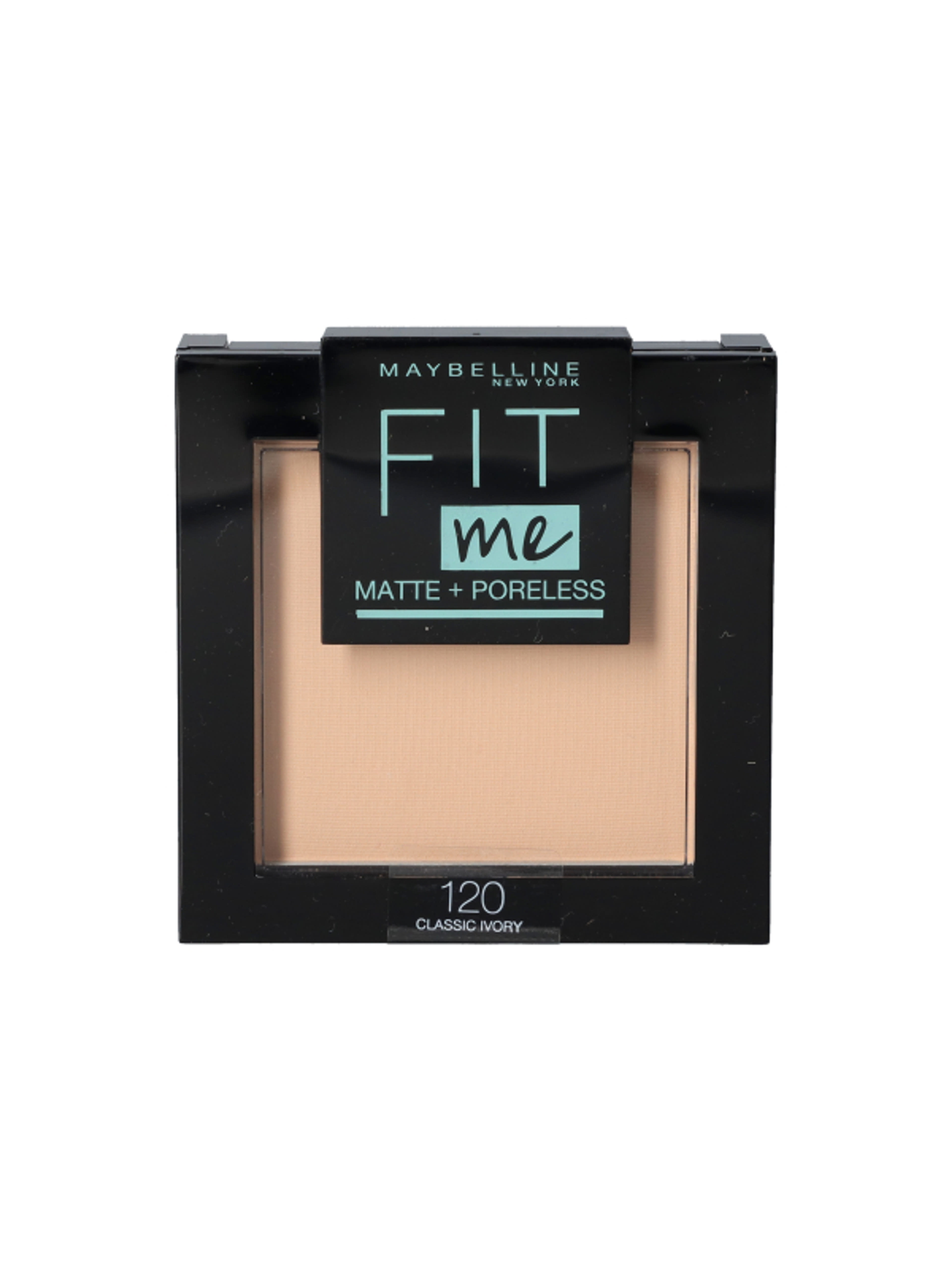 Maybelline Fit Me arcpúder, 120 Classic Ivory - 1 db