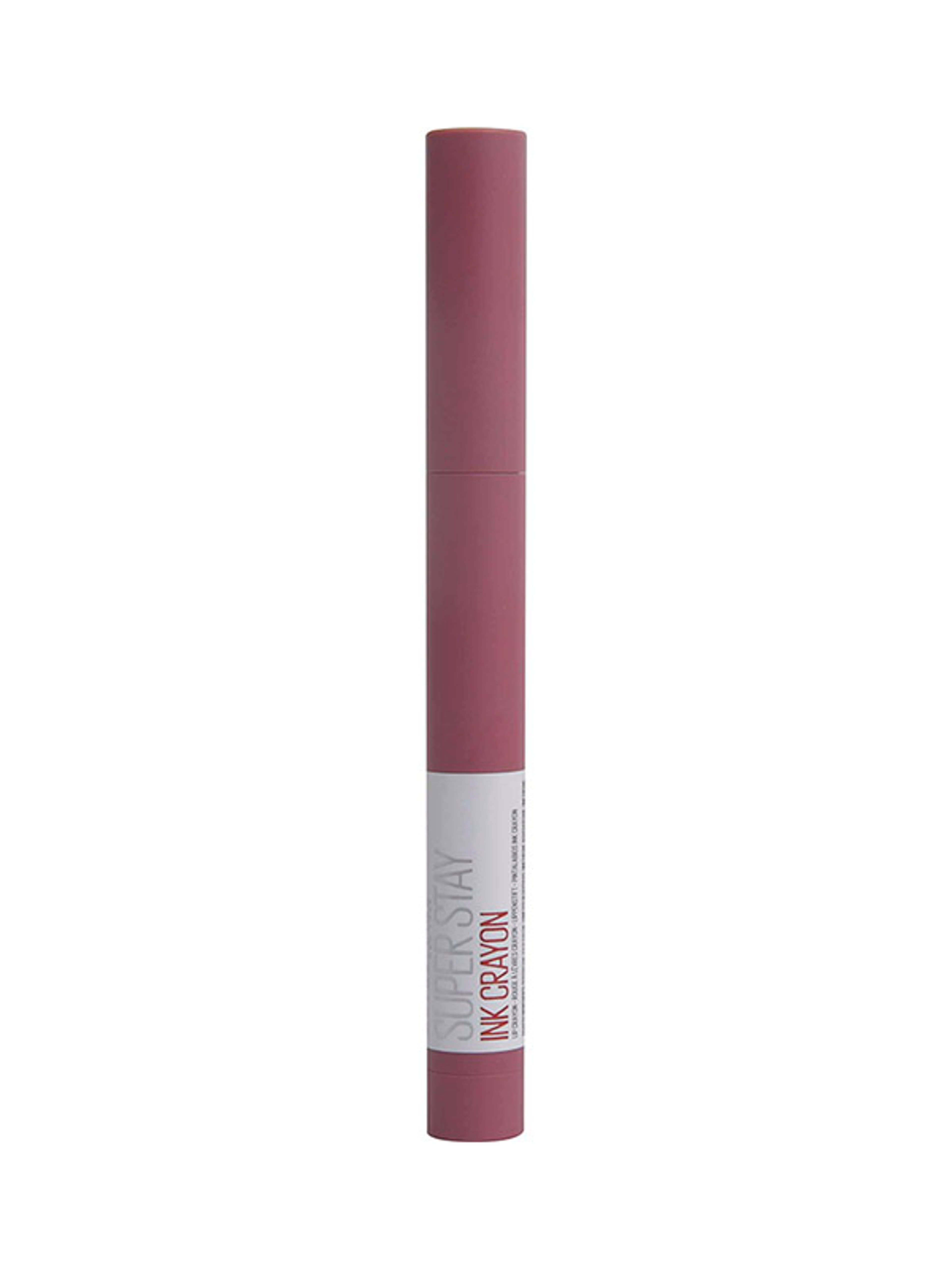 Maybelline  SuperStay Ink Crayon hosszantartó matt ajakrúzs ceruza hegyezővel, 25 - 1 db-1
