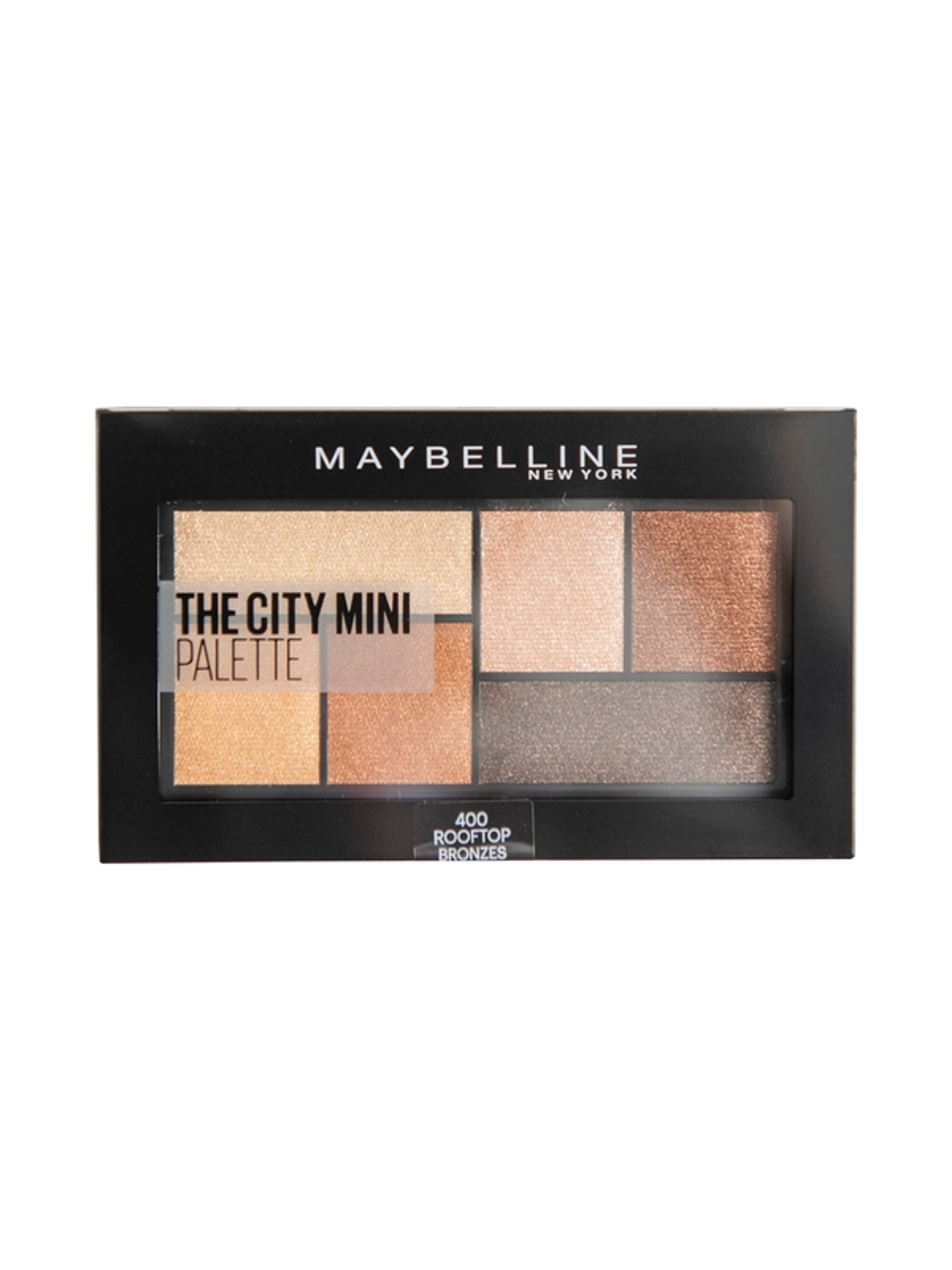 Maybelline The City Mini szemhéjpúder paletta, 400 Rooftop Bronzers - 1 db-1