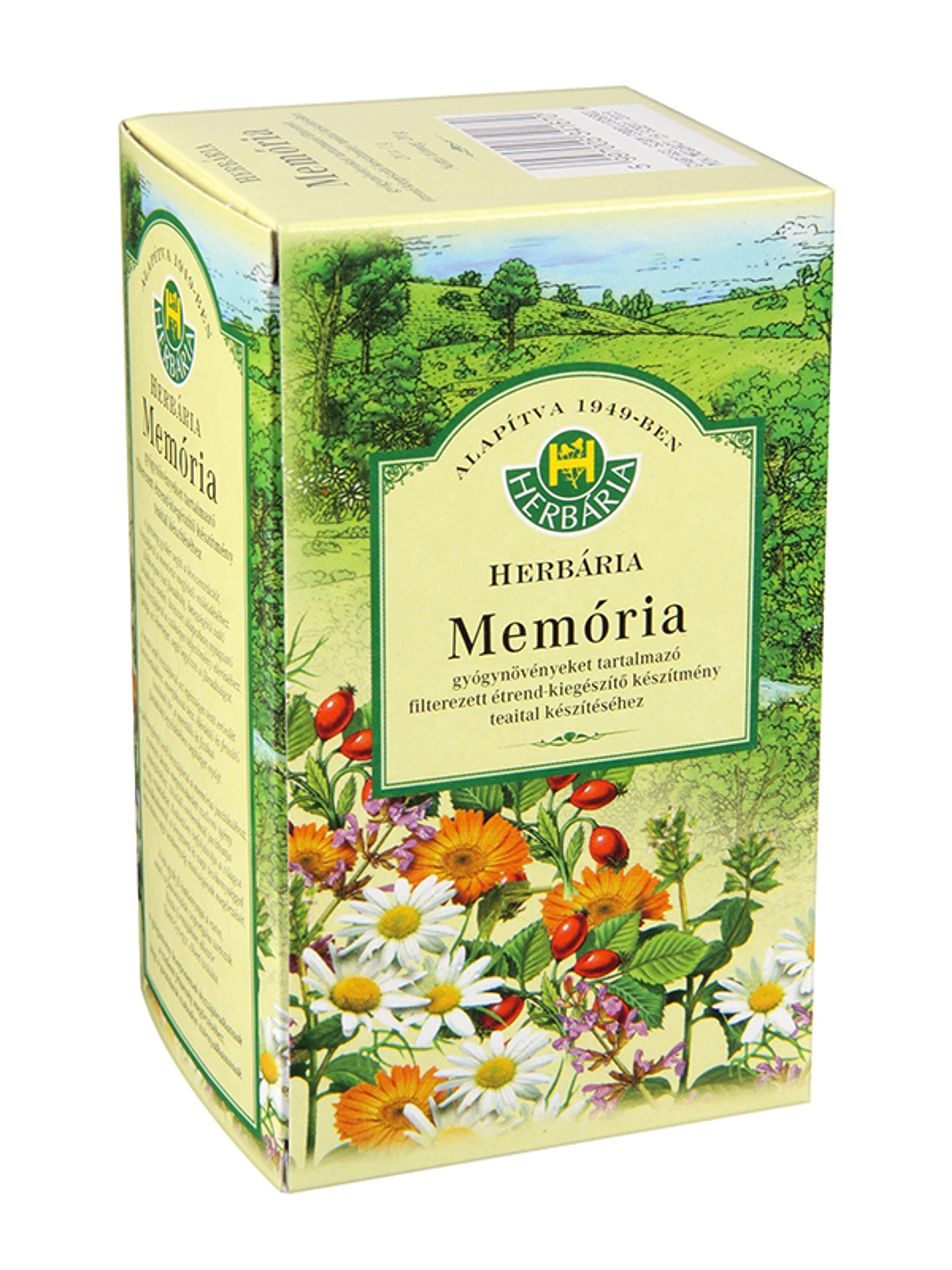 Herbária Memória Gyógynövényeket Tartalmazó Étrend-Kiegészítő Filteres Tea (20x1g) - 20 g