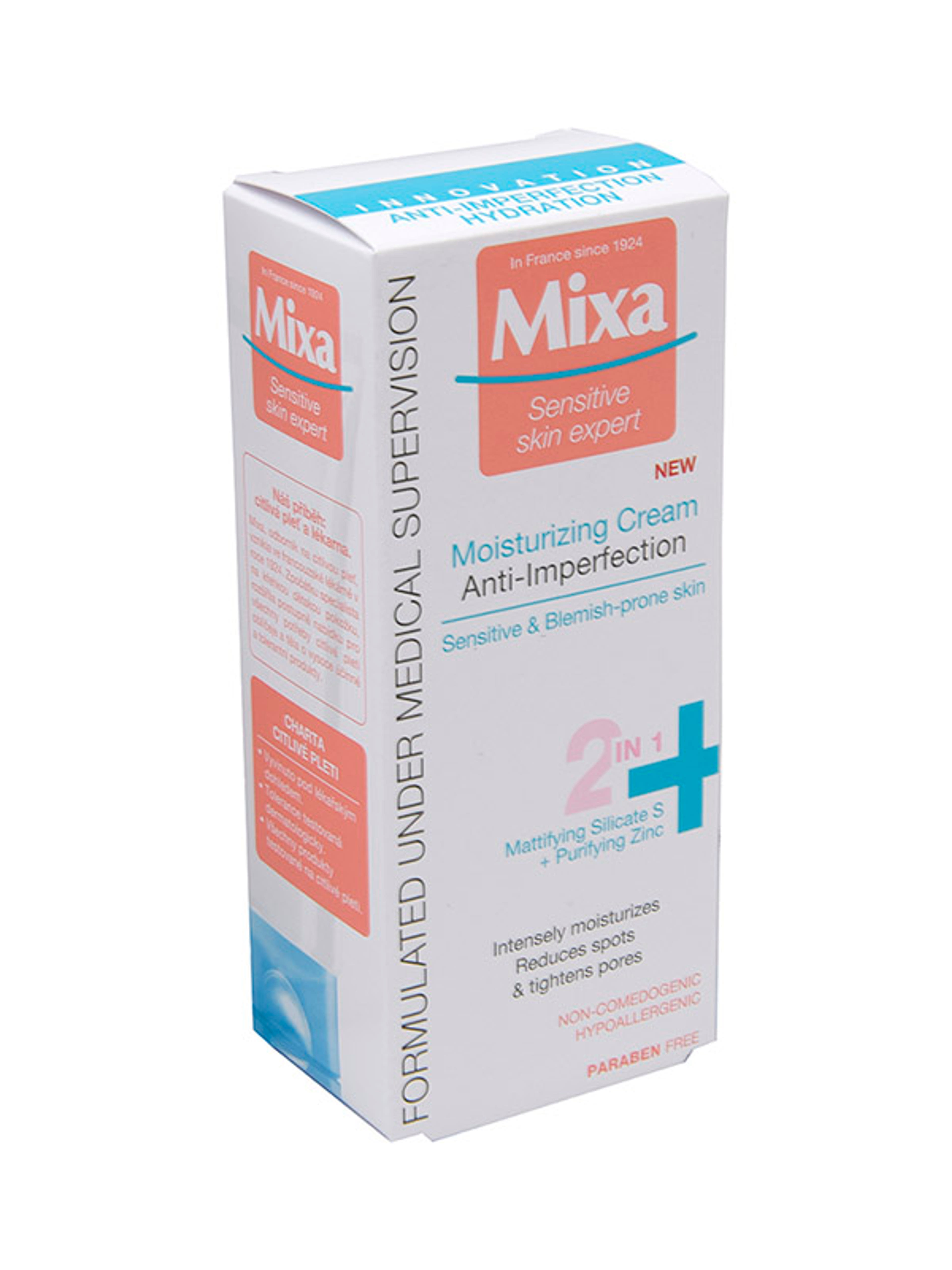 Mixa Anti-Imperfection hidratáló krém 2in1 bőrhibákra hajlamos bőrre - 50 ml-1