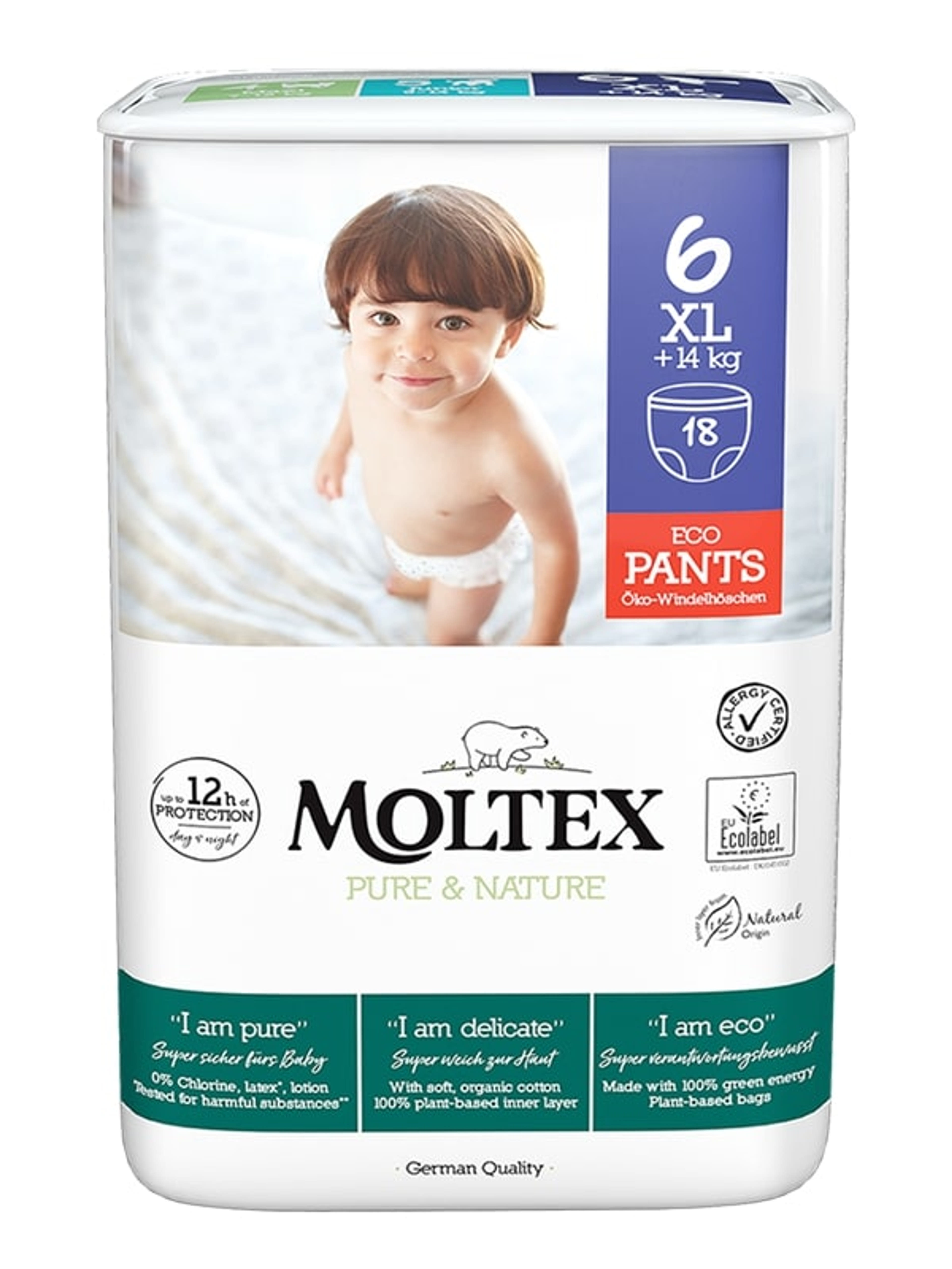 Moltex Pure&Nature XL öko bugyipelenka +14 kg - 18 db