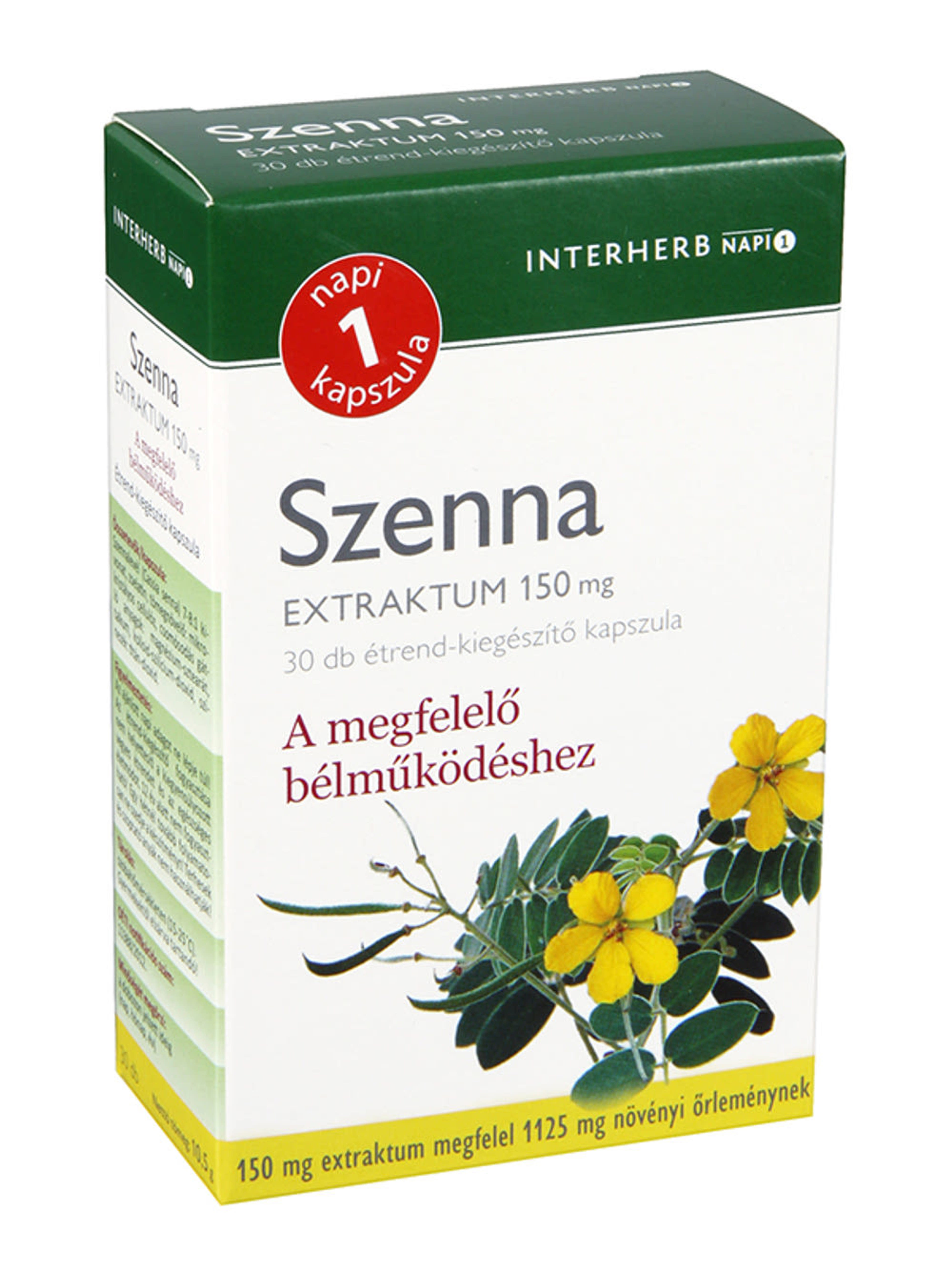 Interherb Napi 1 Szenna Extraktum kapszula - 30 db