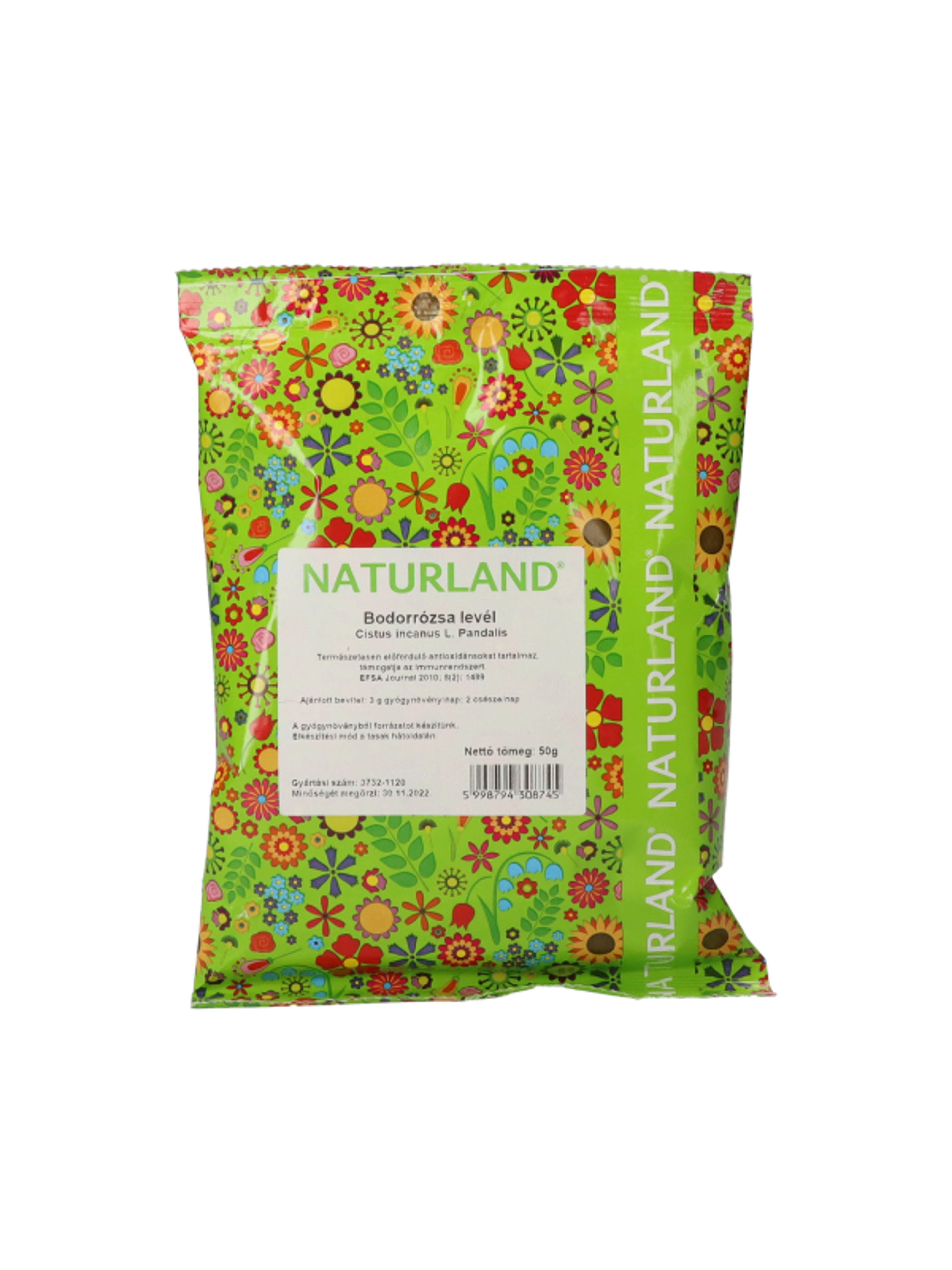 Naturland bodorrózsa levél tea - 50 g