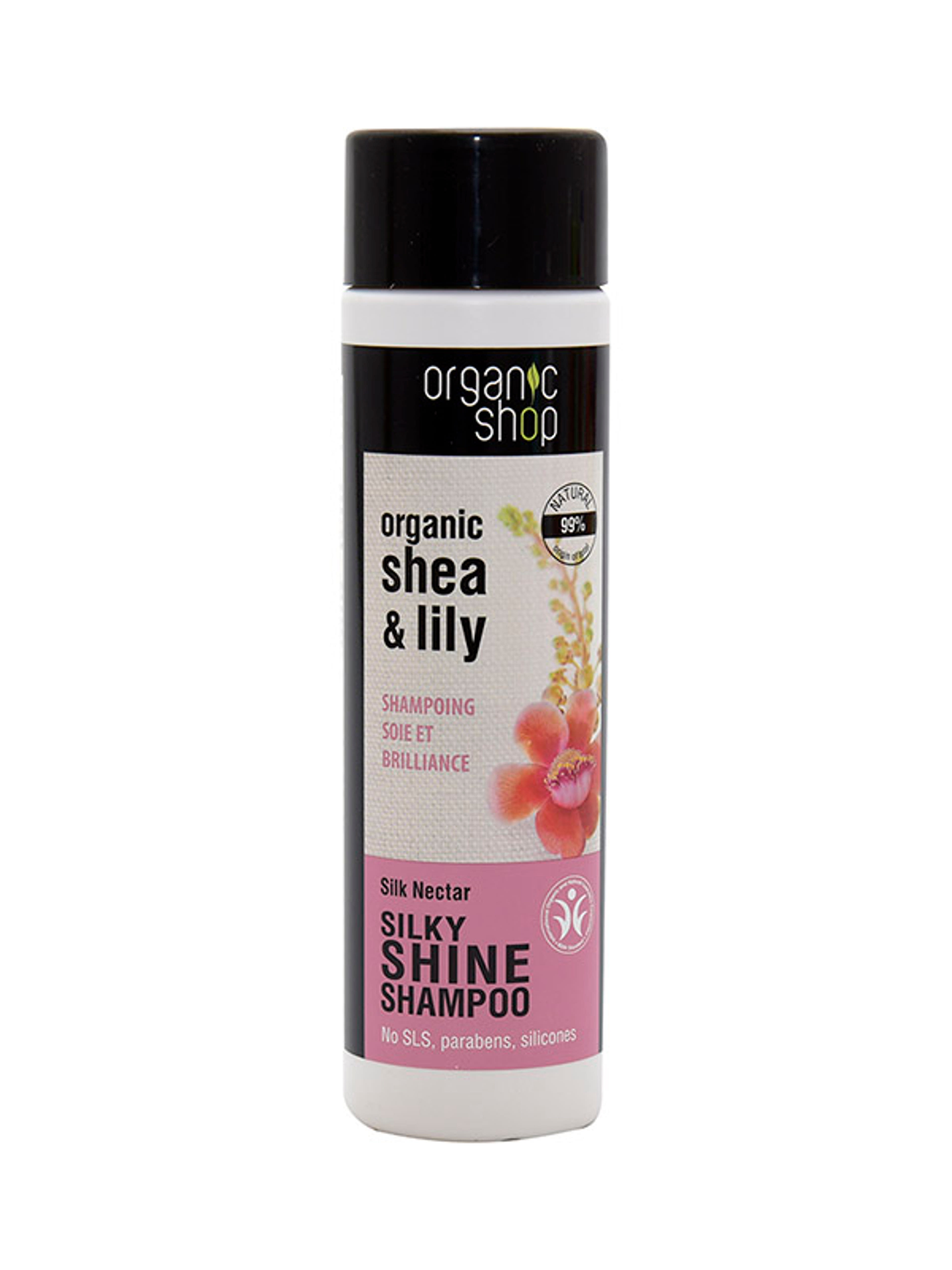 Organic Shop Selyemfényű Shea & Liliom sampon - 280 ml