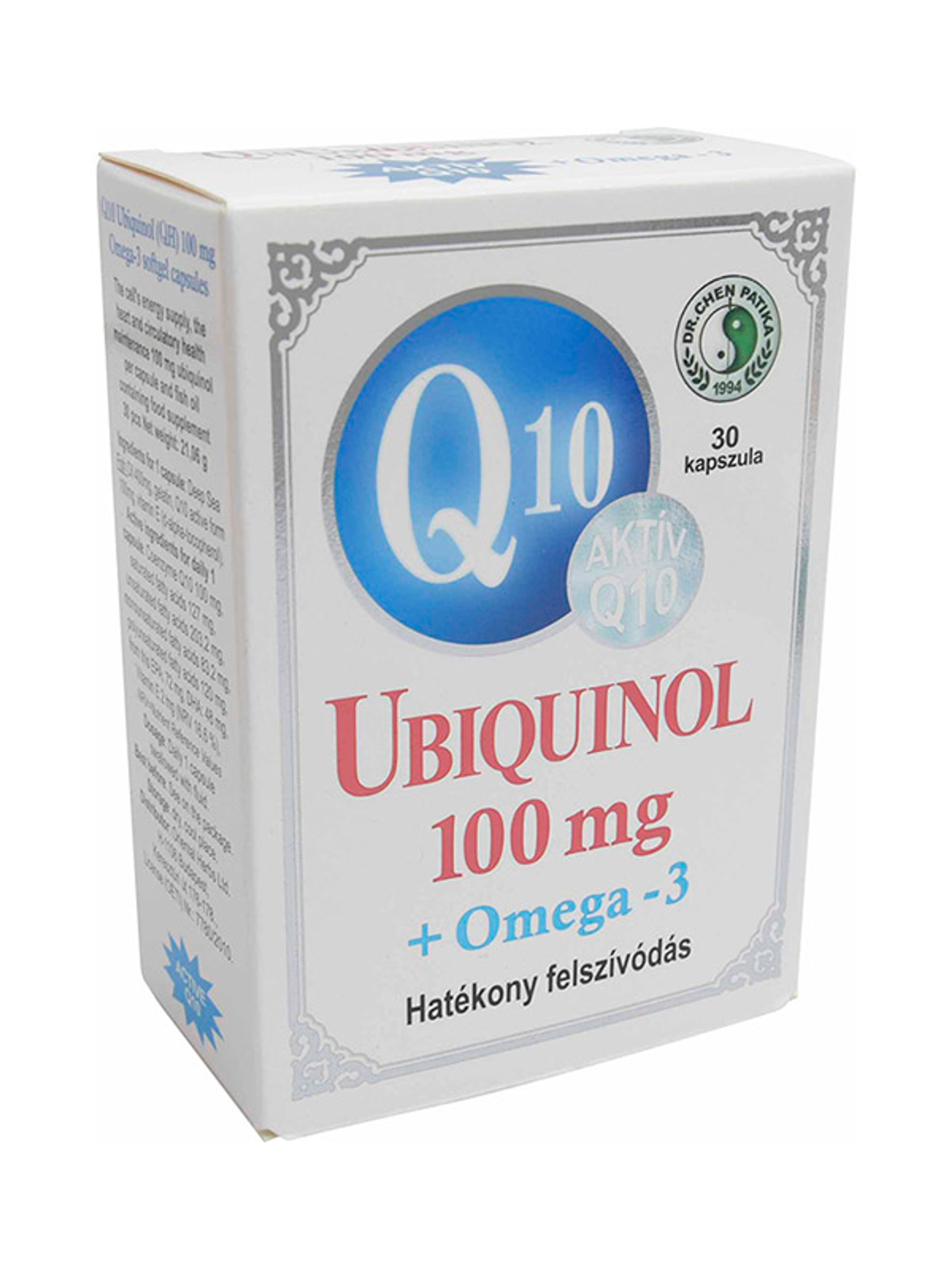 Oriental Q10 Ubiquinol 10mOg+ Omega-3 Kapszula - 30 db