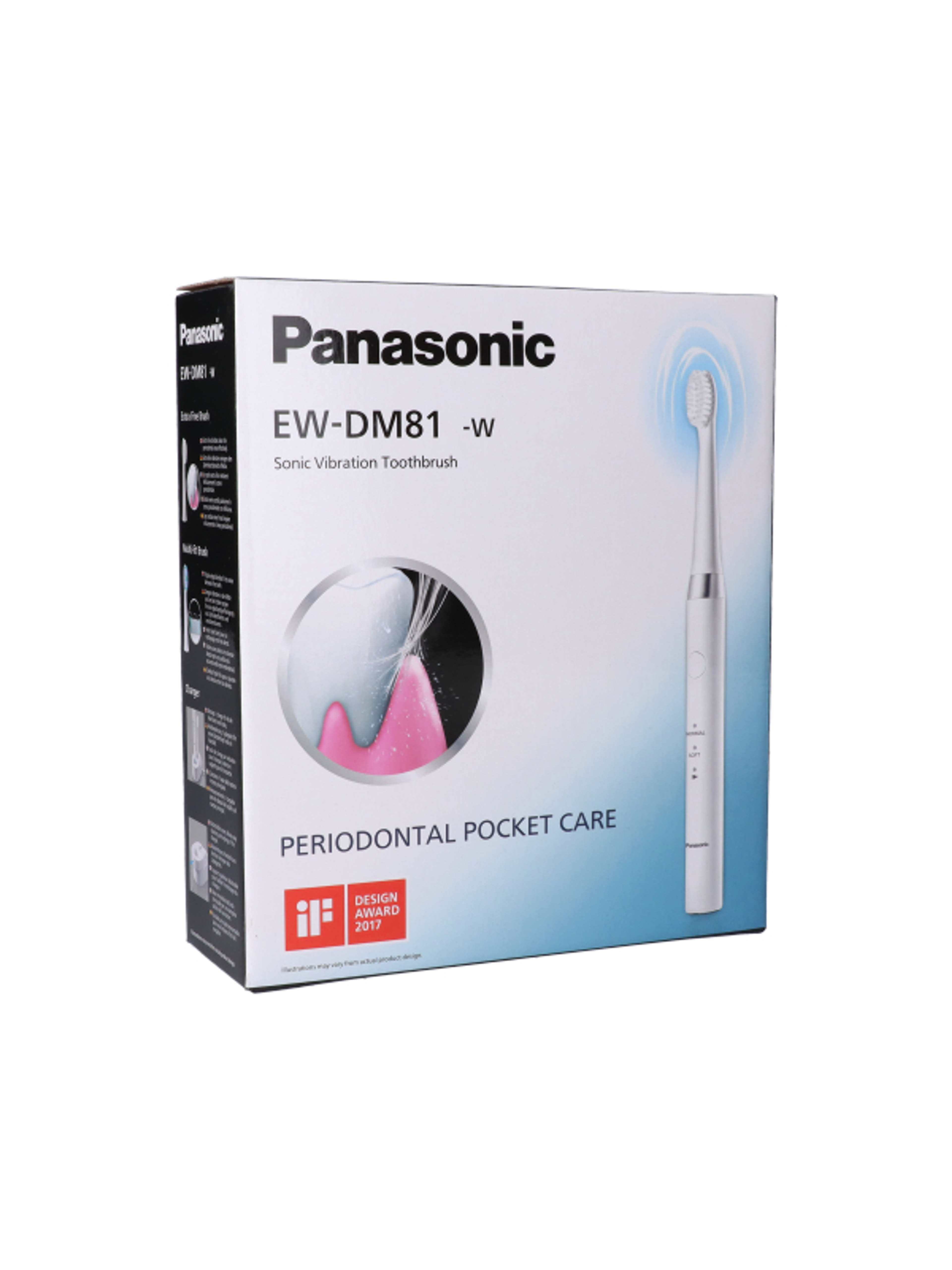 Panasonic elektromos fogkefe EW-DM81-W sonic fehér - 1 db-1