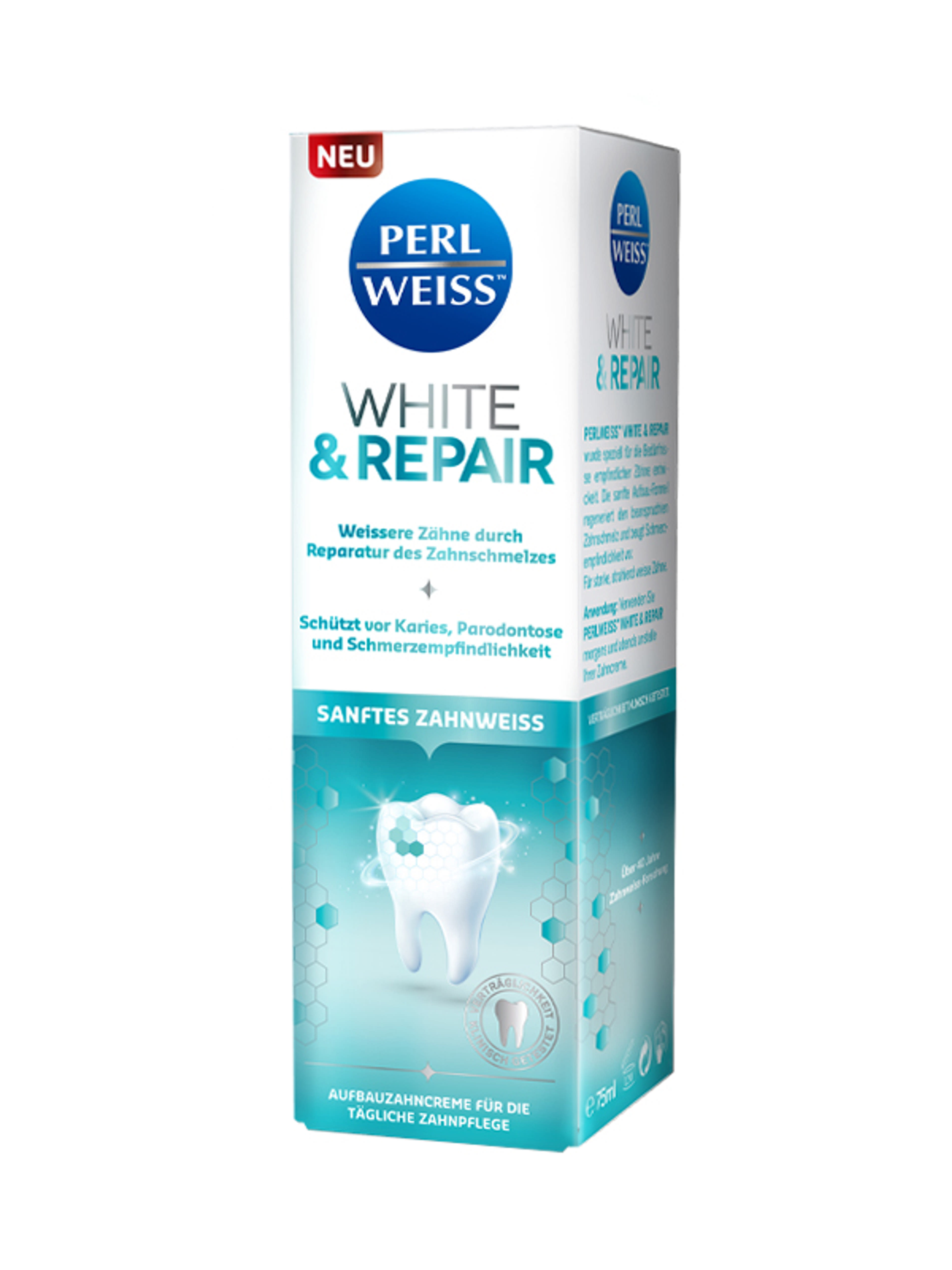 Perlweiss White&Repair fogkrém - 75 ml