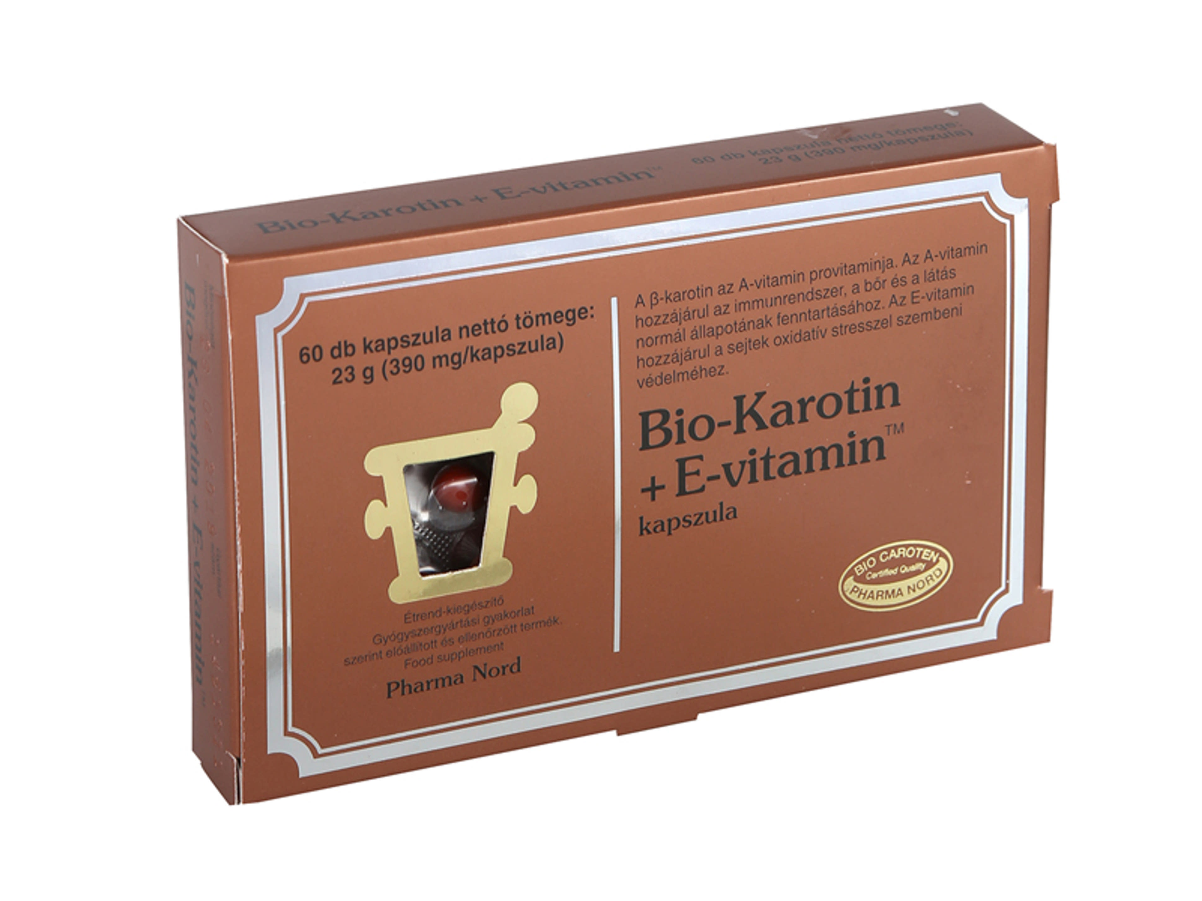 Pharma nord bio-karotin+E tabletta - 60 db-1