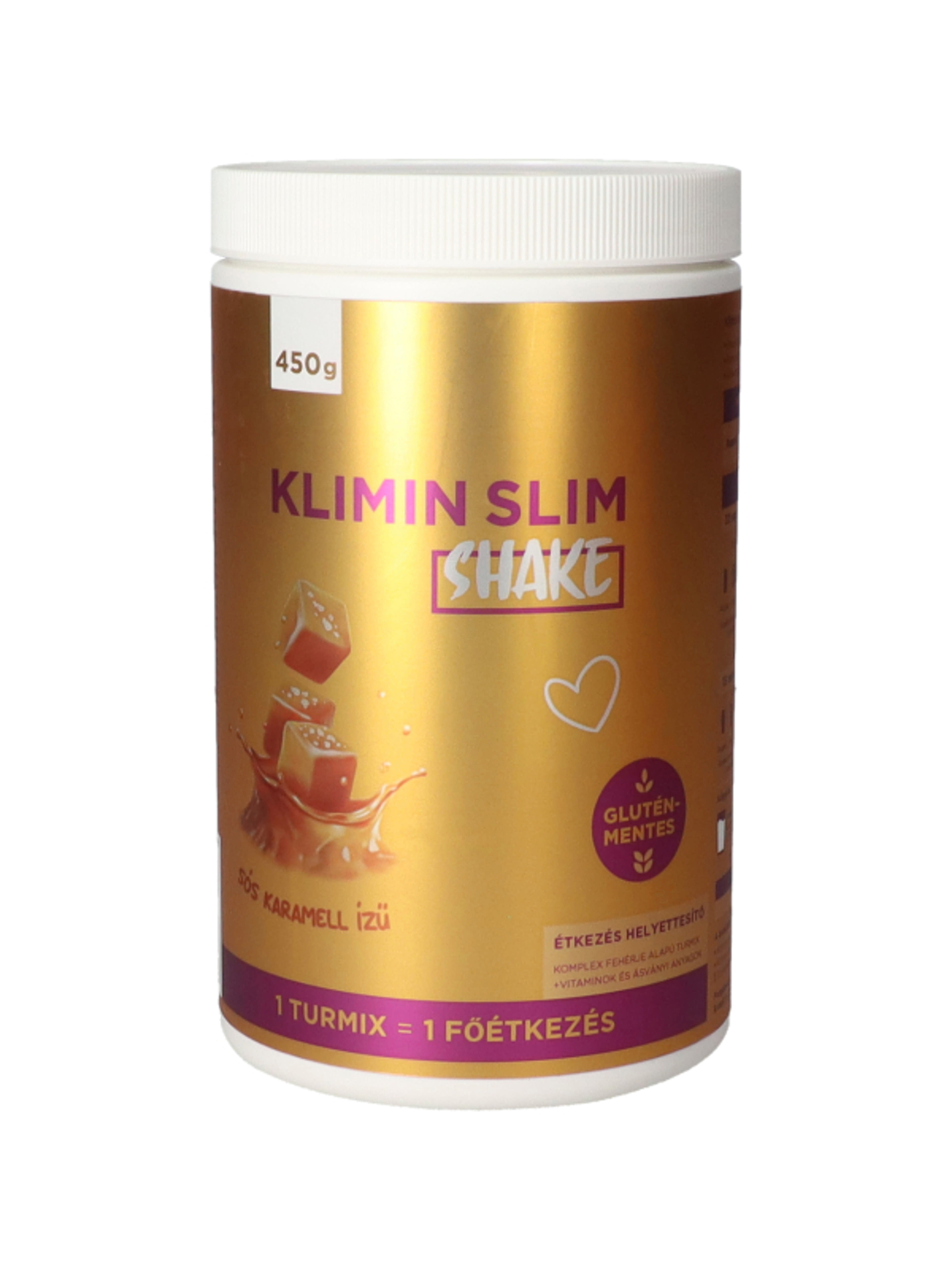 Pharmax klimin slim shake sós karamellás ízű por - 450 g-1