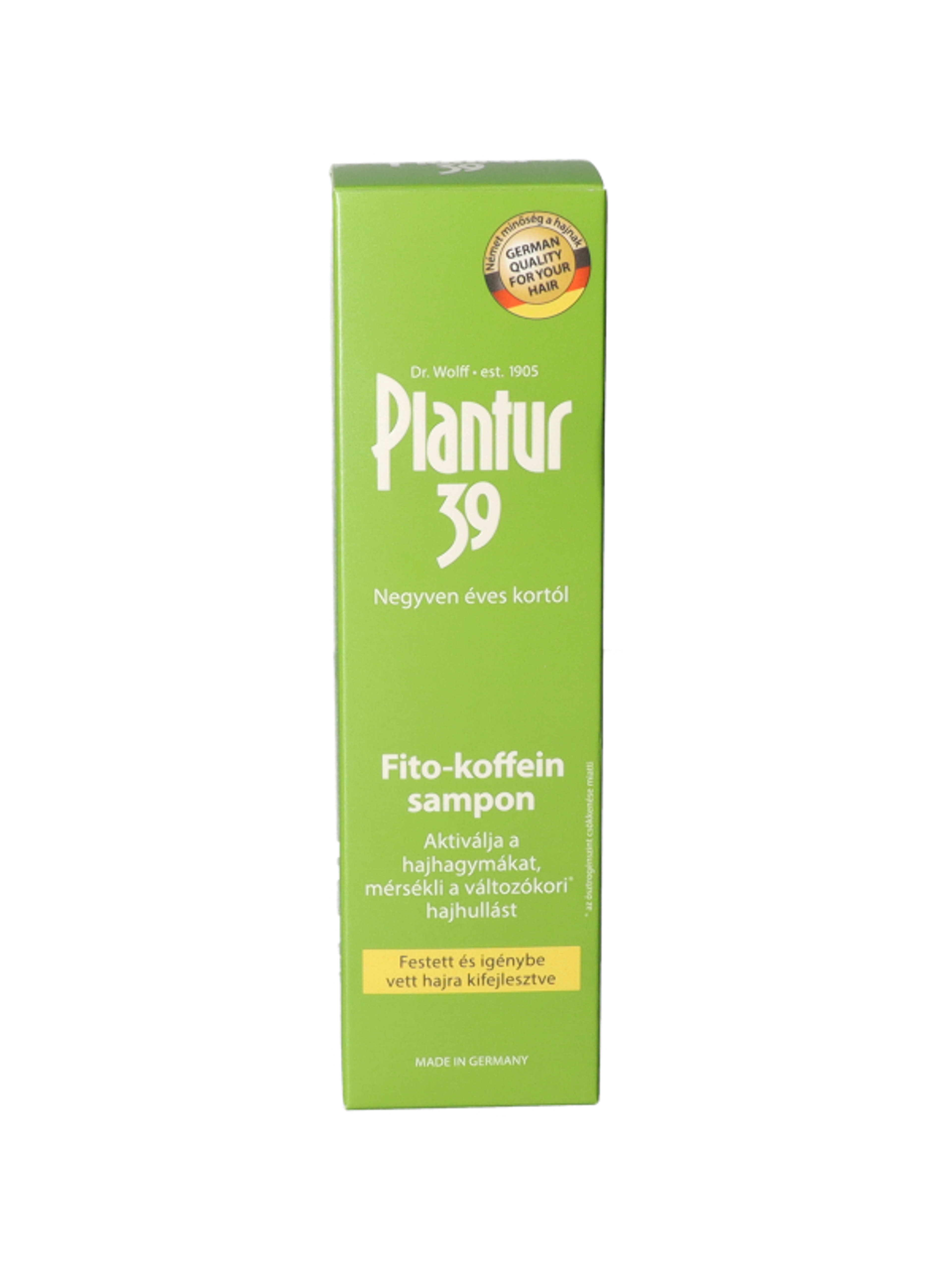 Plantur 39 Fito-Koffein Festett Hajra sampon - 250 ml