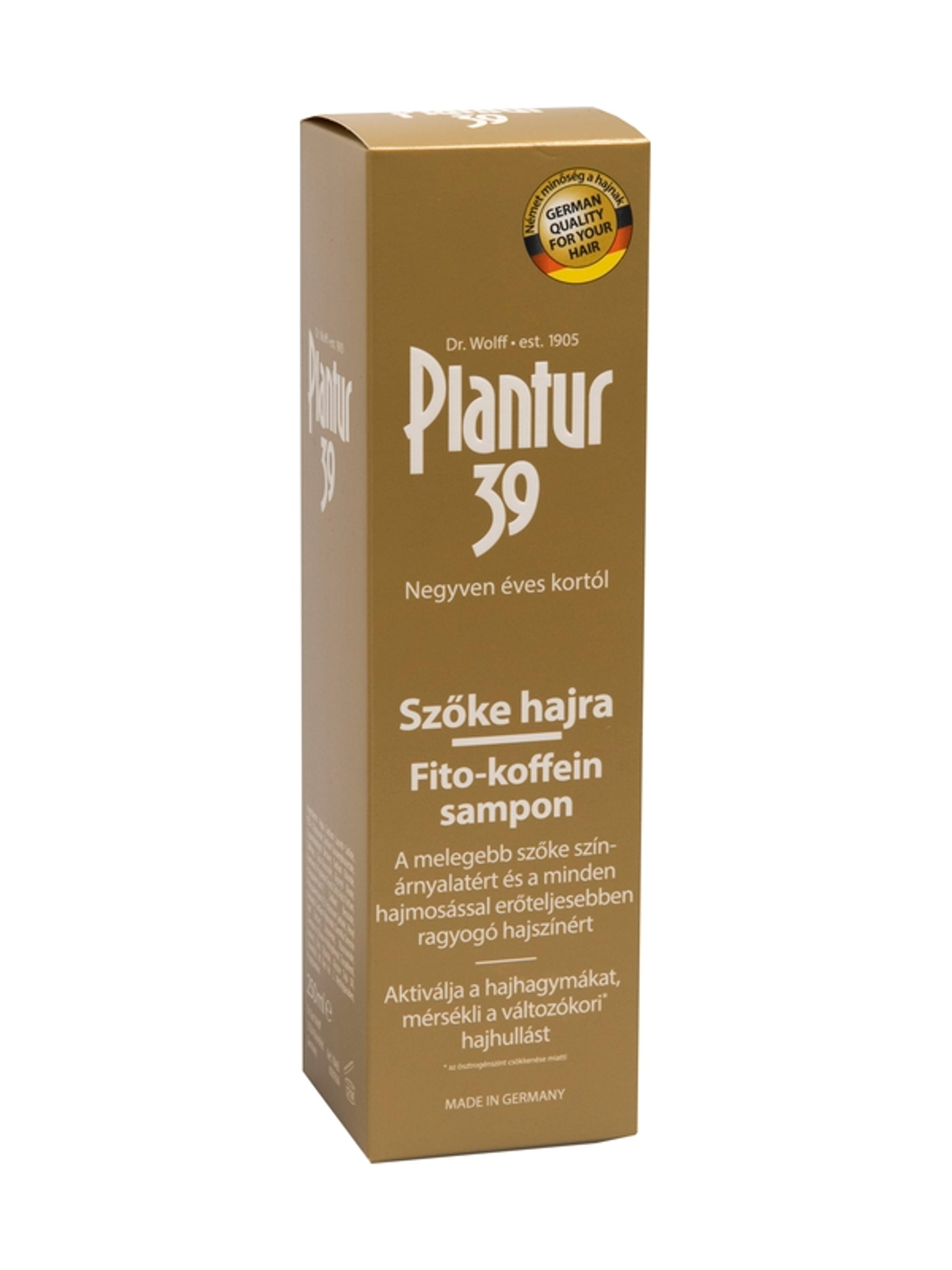 Plantur 39 fito-koffein sampon szőke hajra - 250 ml