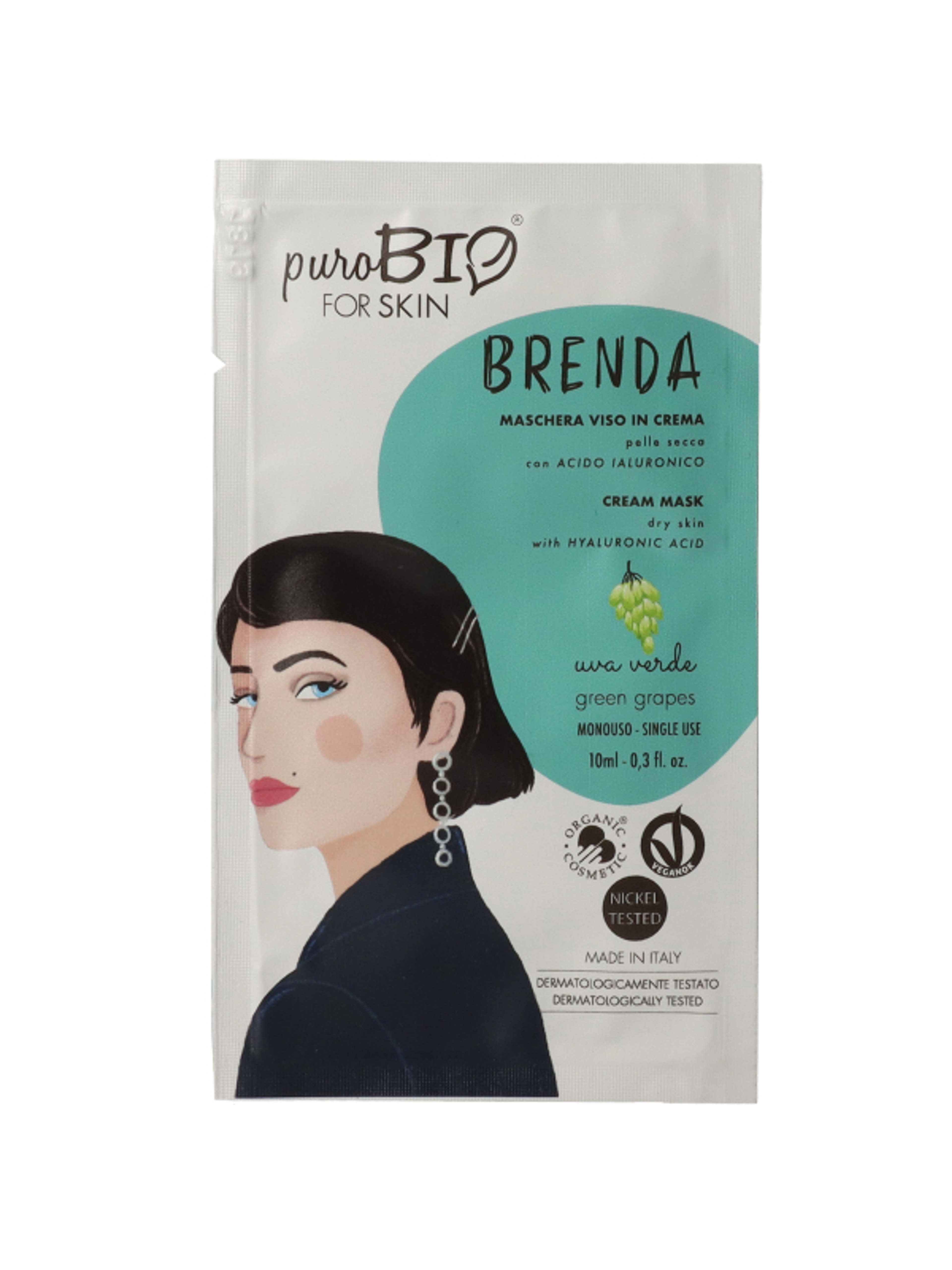 Purobio Brenda krém arcmaszk zöld szőlővel - 10 ml-1